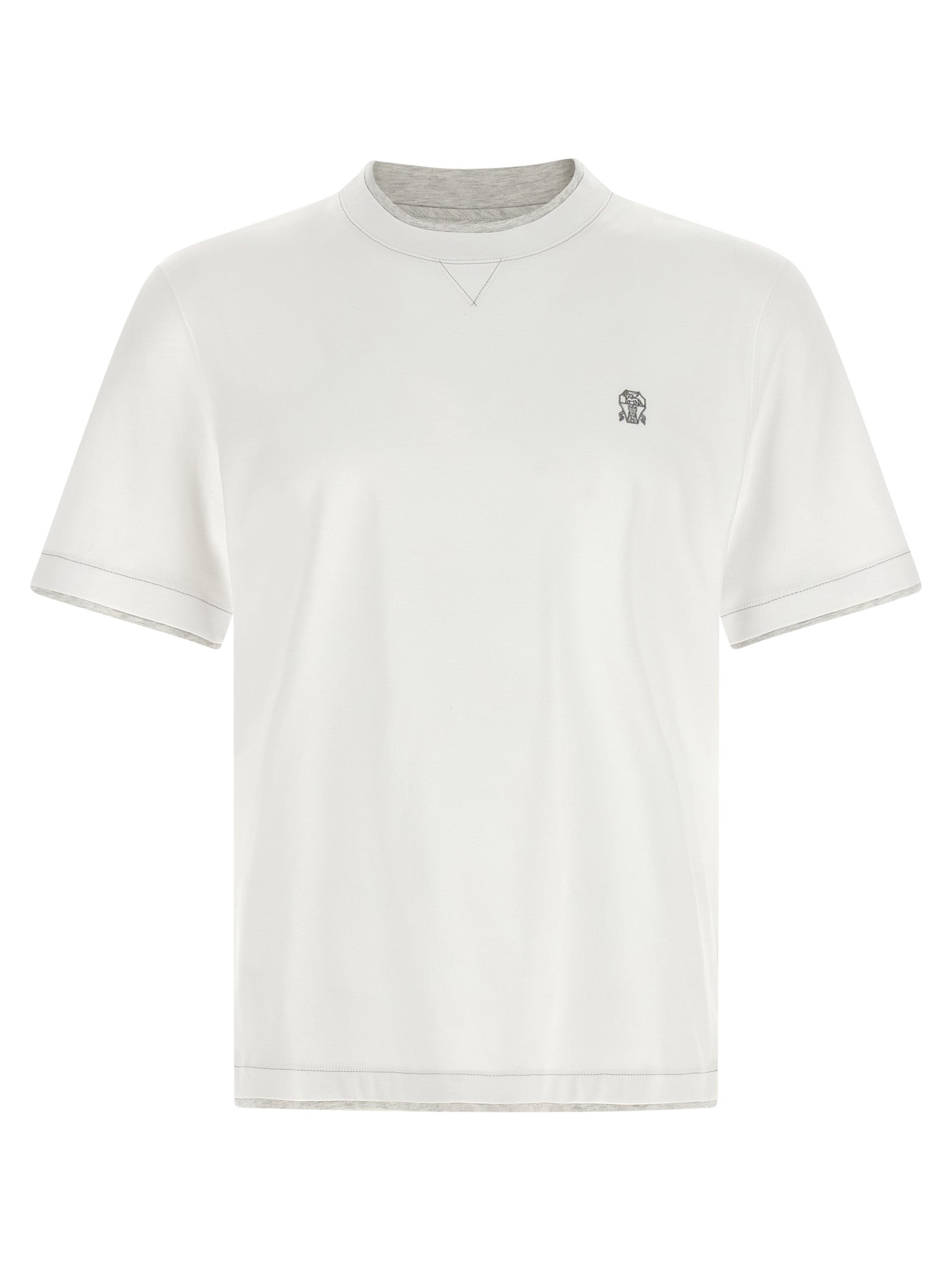 Brunello Cucinelli Double Layer T-Shirt