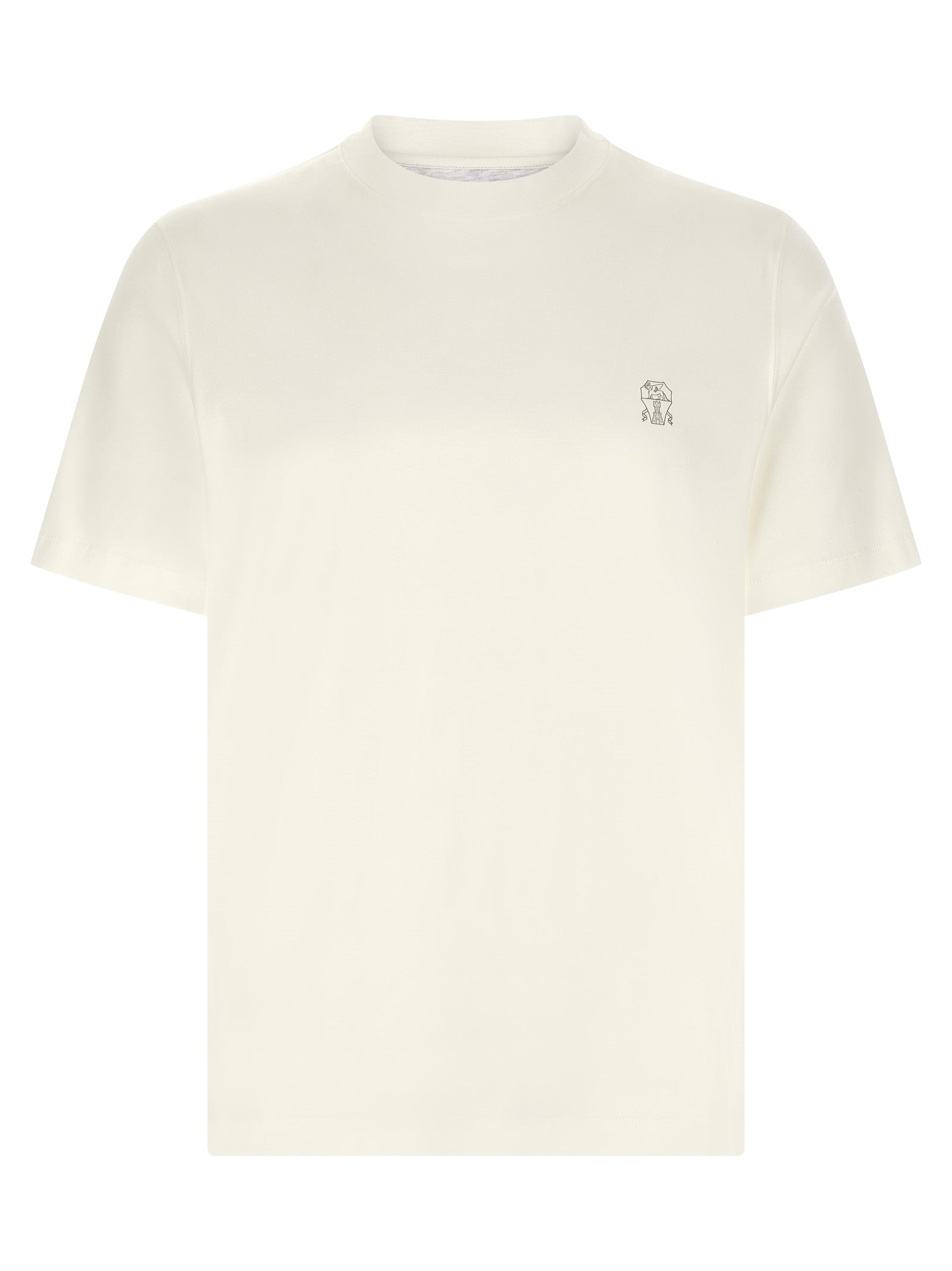 Brunello Cucinelli Logo Print T-Shirt