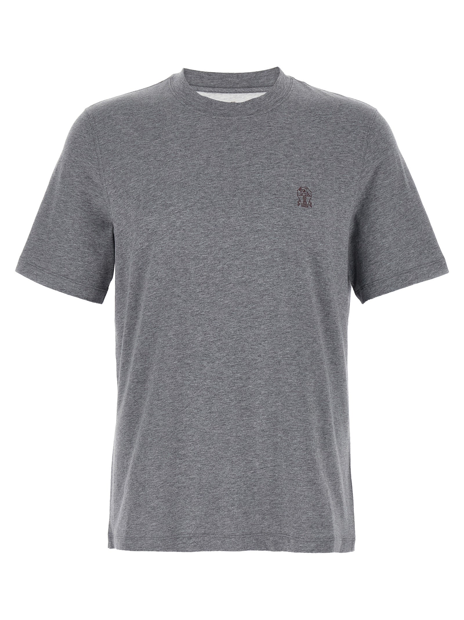 Brunello Cucinelli Logo Print T-Shirt