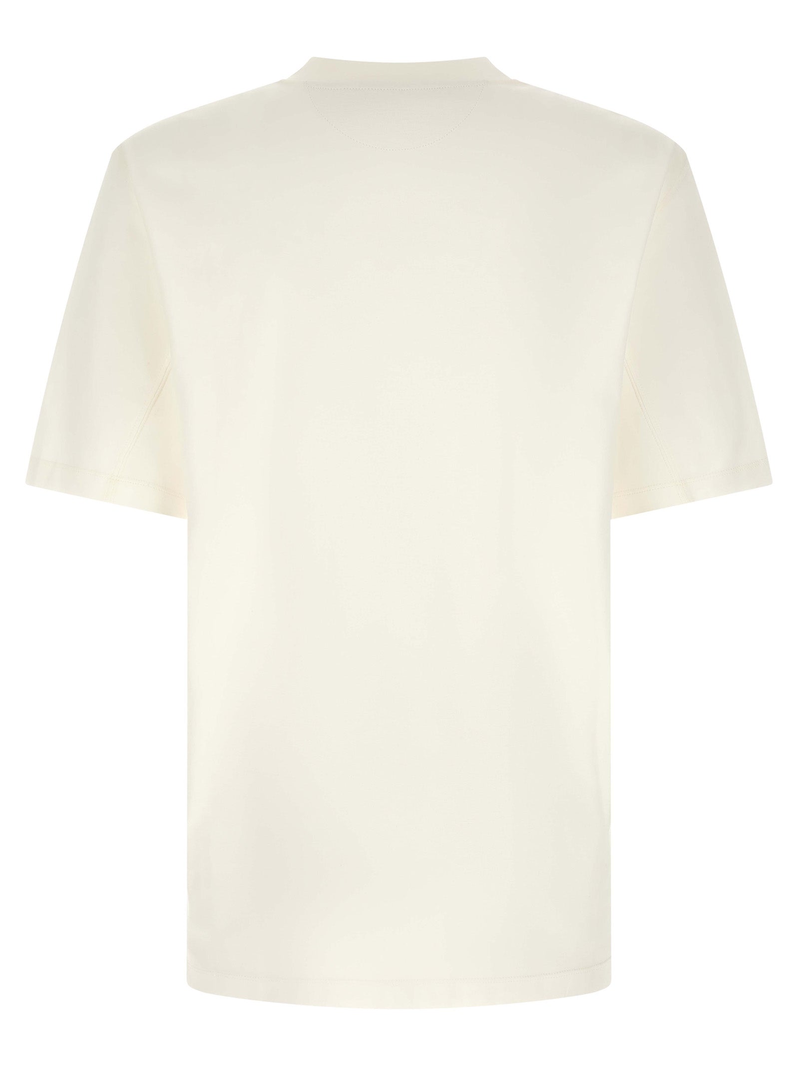 Brunello Cucinelli Logo Embroidery T-Shirt