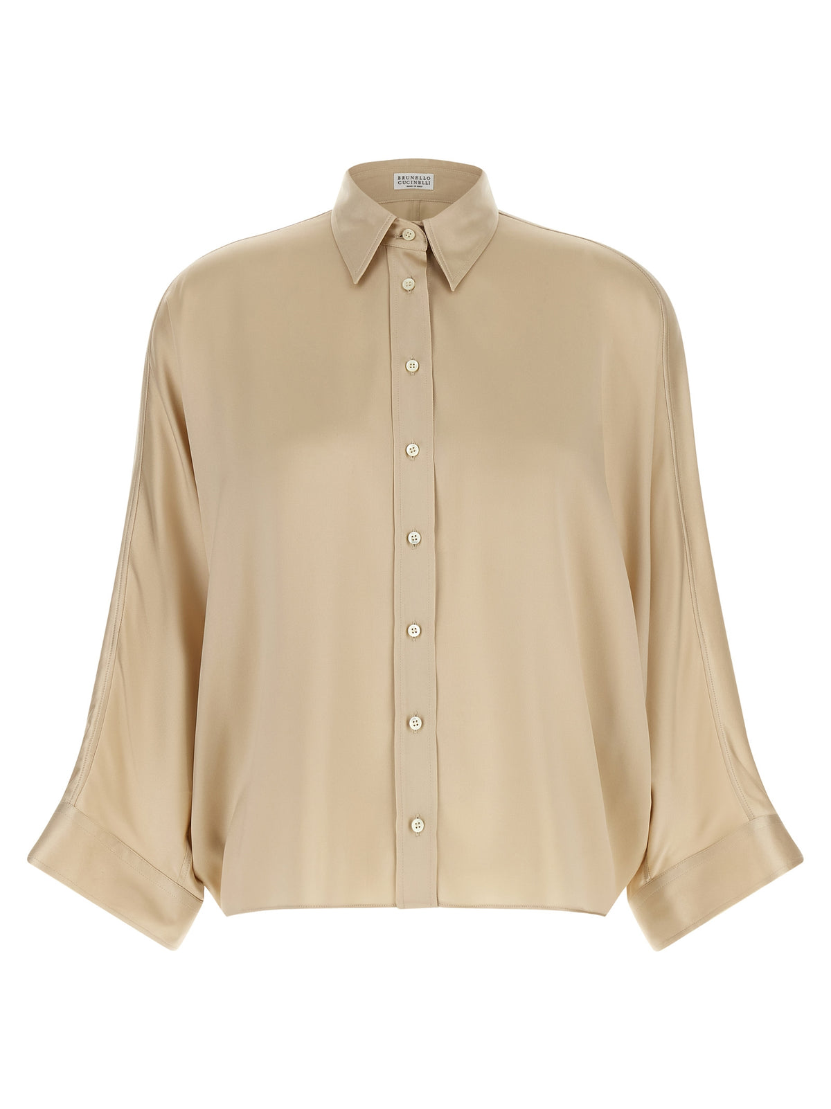 Brunello Cucinelli 'Monile' Satin Shirt