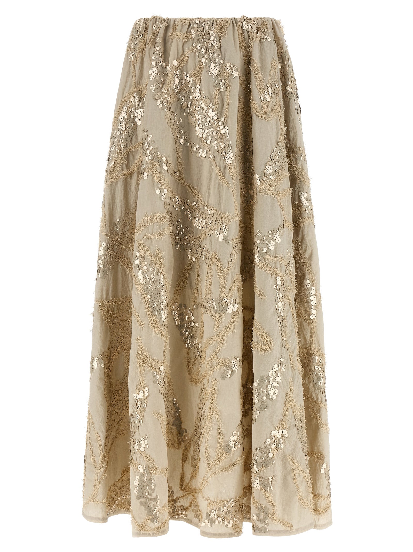 Brunello Cucinelli 'Dazzling Seabed Embroidery' Skirt