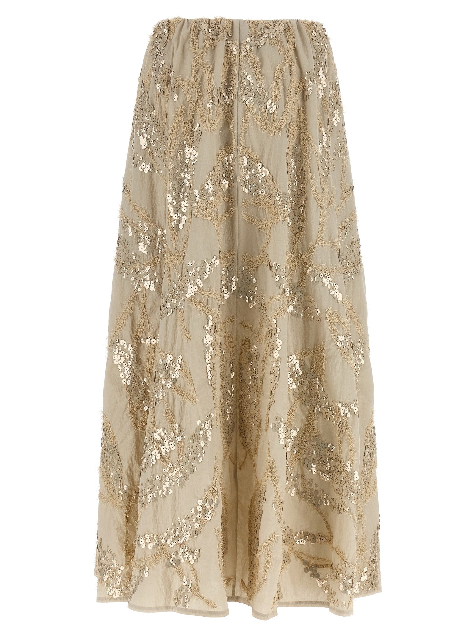Brunello Cucinelli 'Dazzling Seabed Embroidery' Skirt