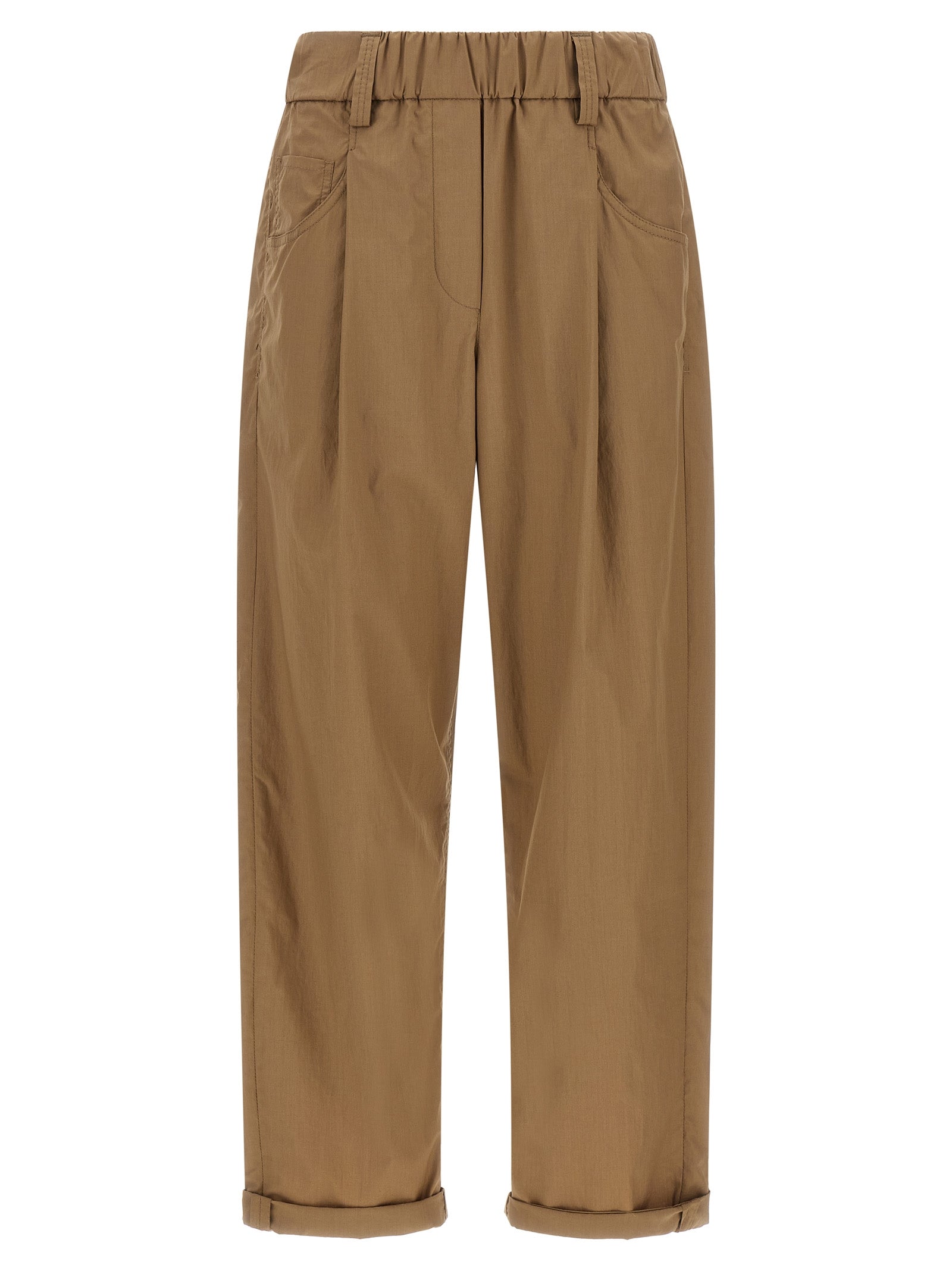 Brunello Cucinelli 'Track' Poplin Pants