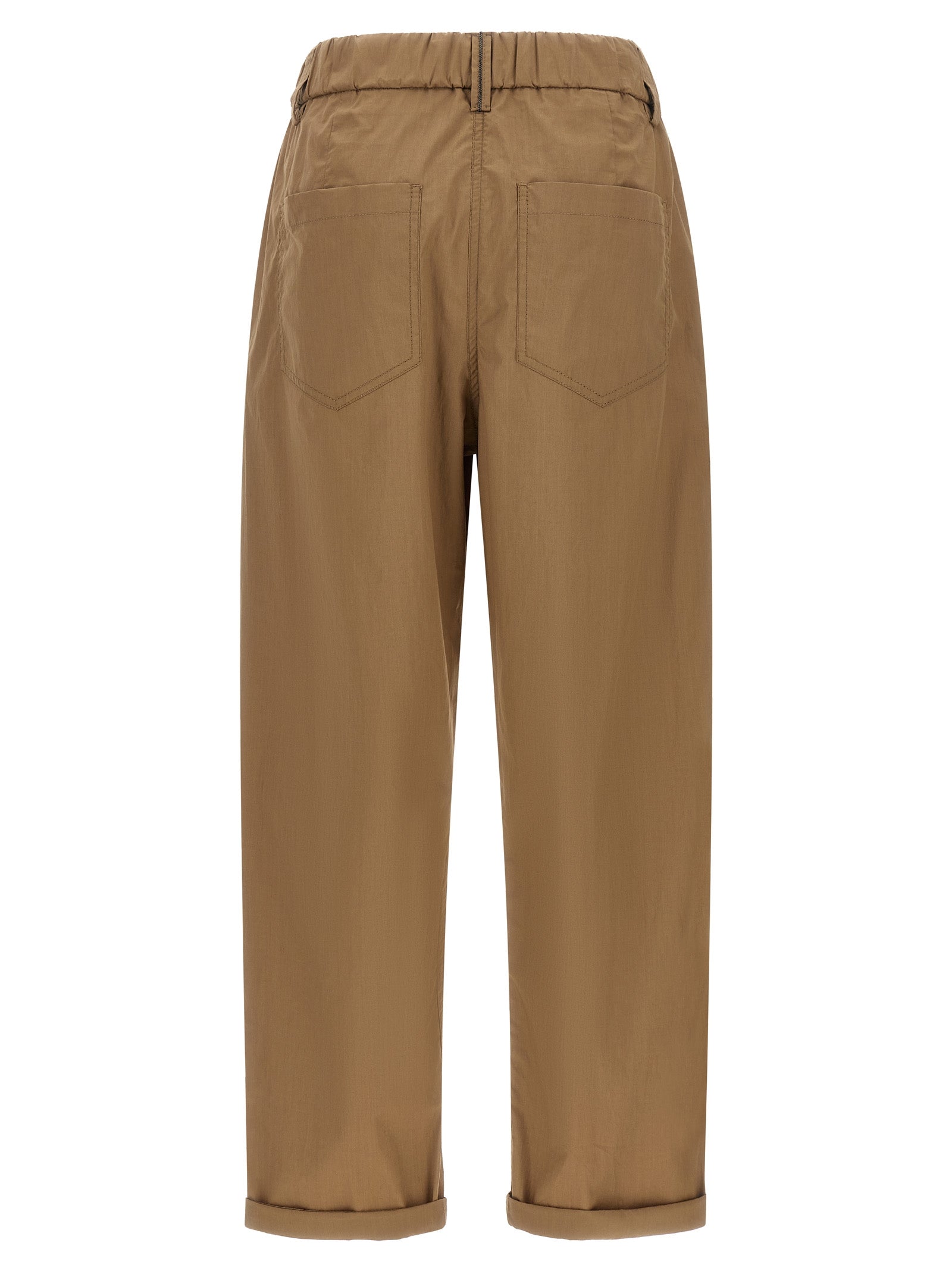 Brunello Cucinelli 'Track' Poplin Pants