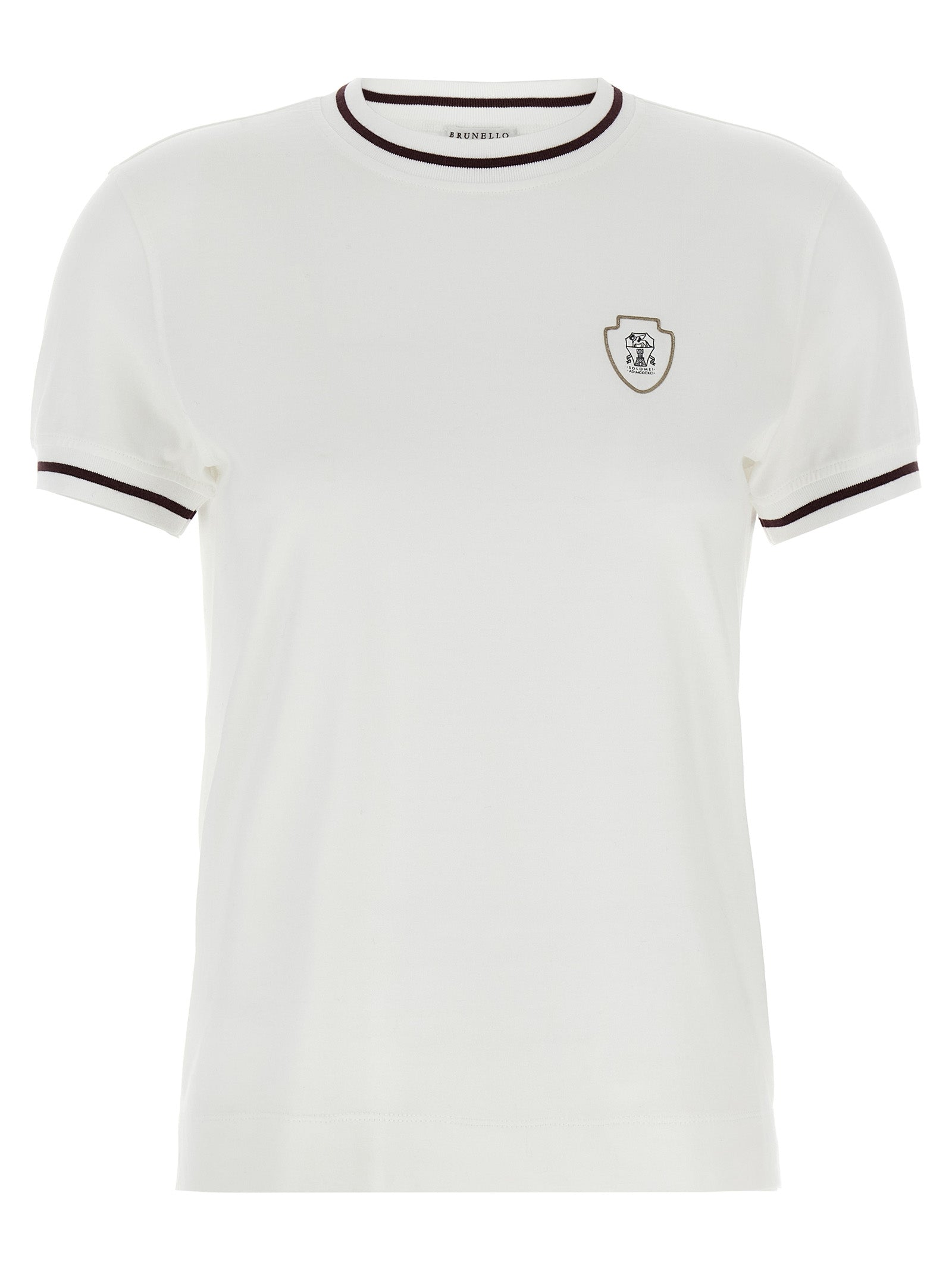 Brunello Cucinelli Logo Patch T-Shirt
