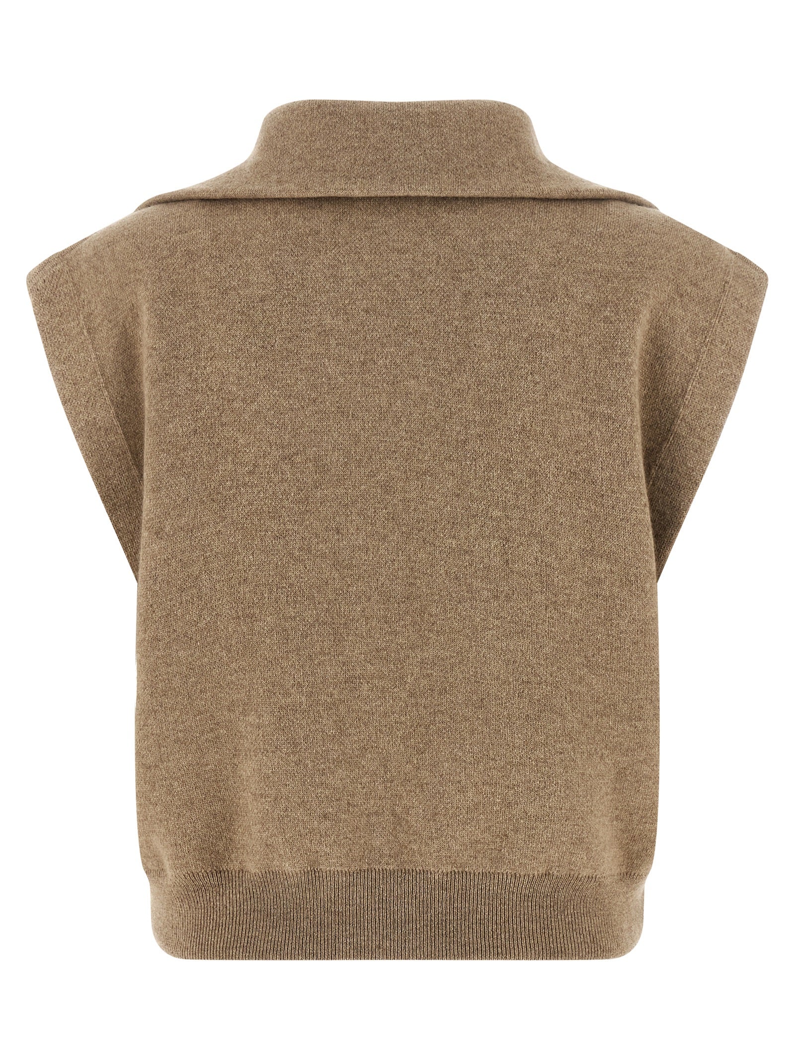 Brunello Cucinelli 'Shiny Zipper Pull' Vest