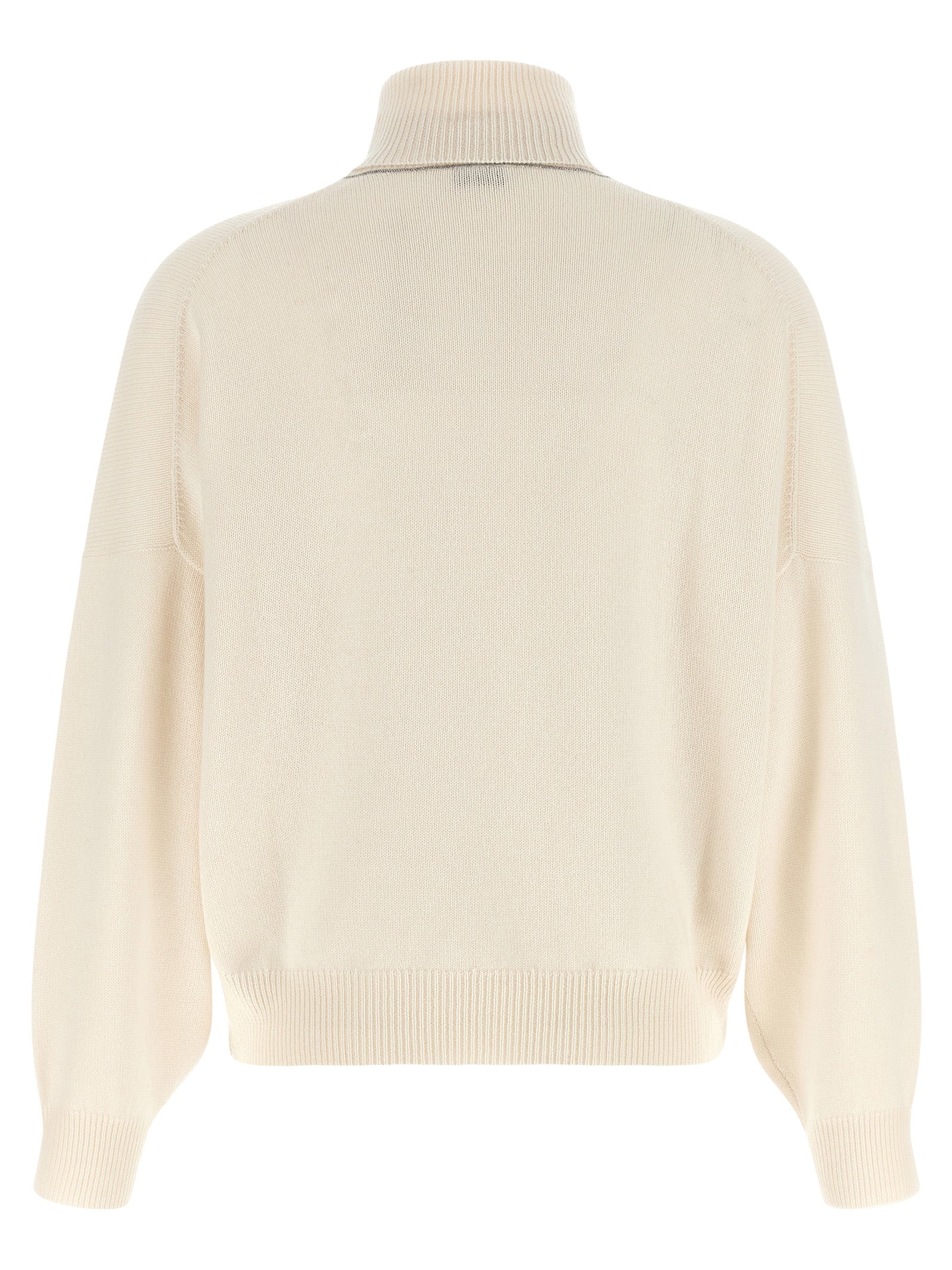 Brunello Cucinelli Ribbed High Neck Beam