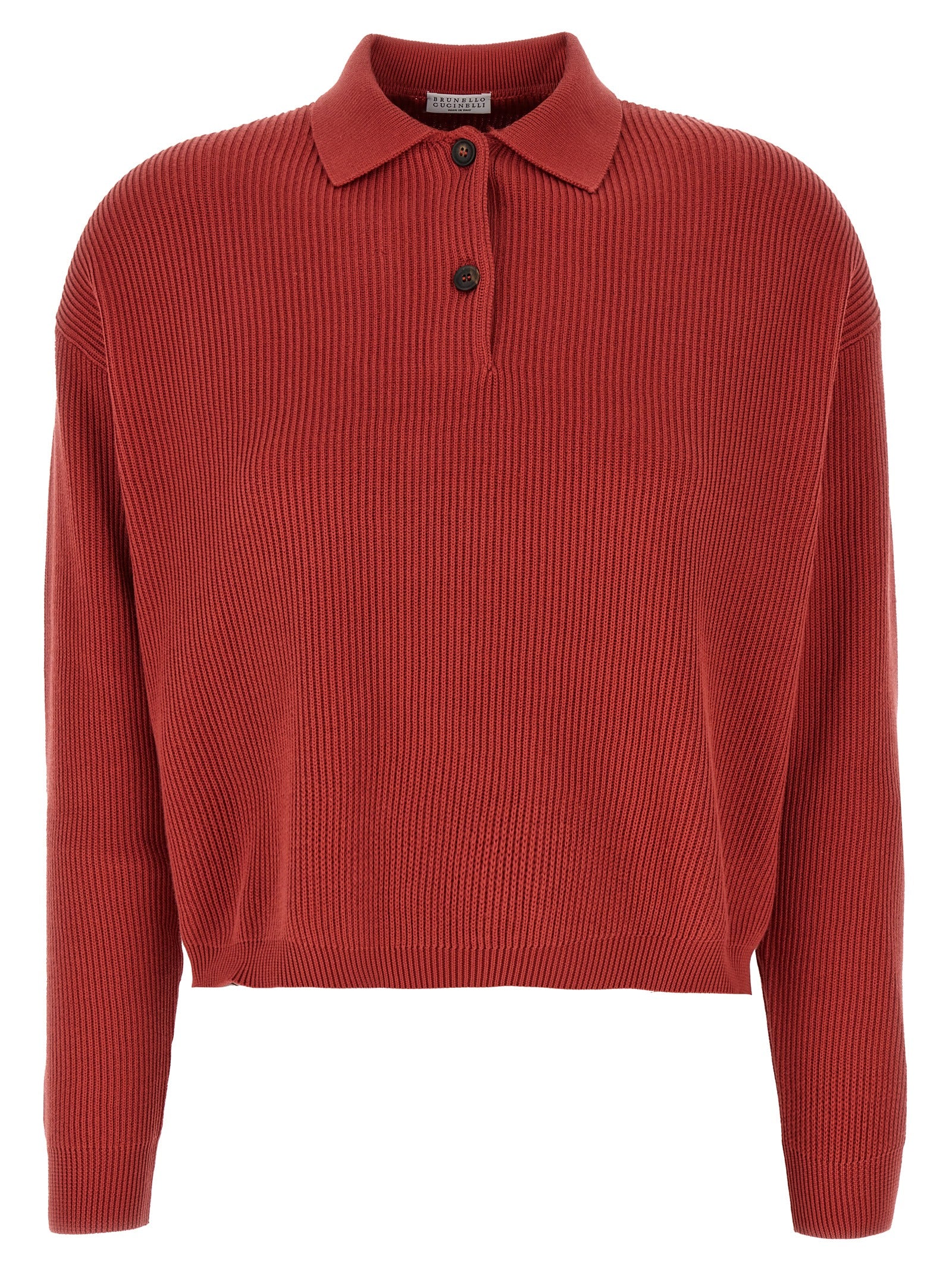 Brunello Cucinelli Knitted Polo Shirt