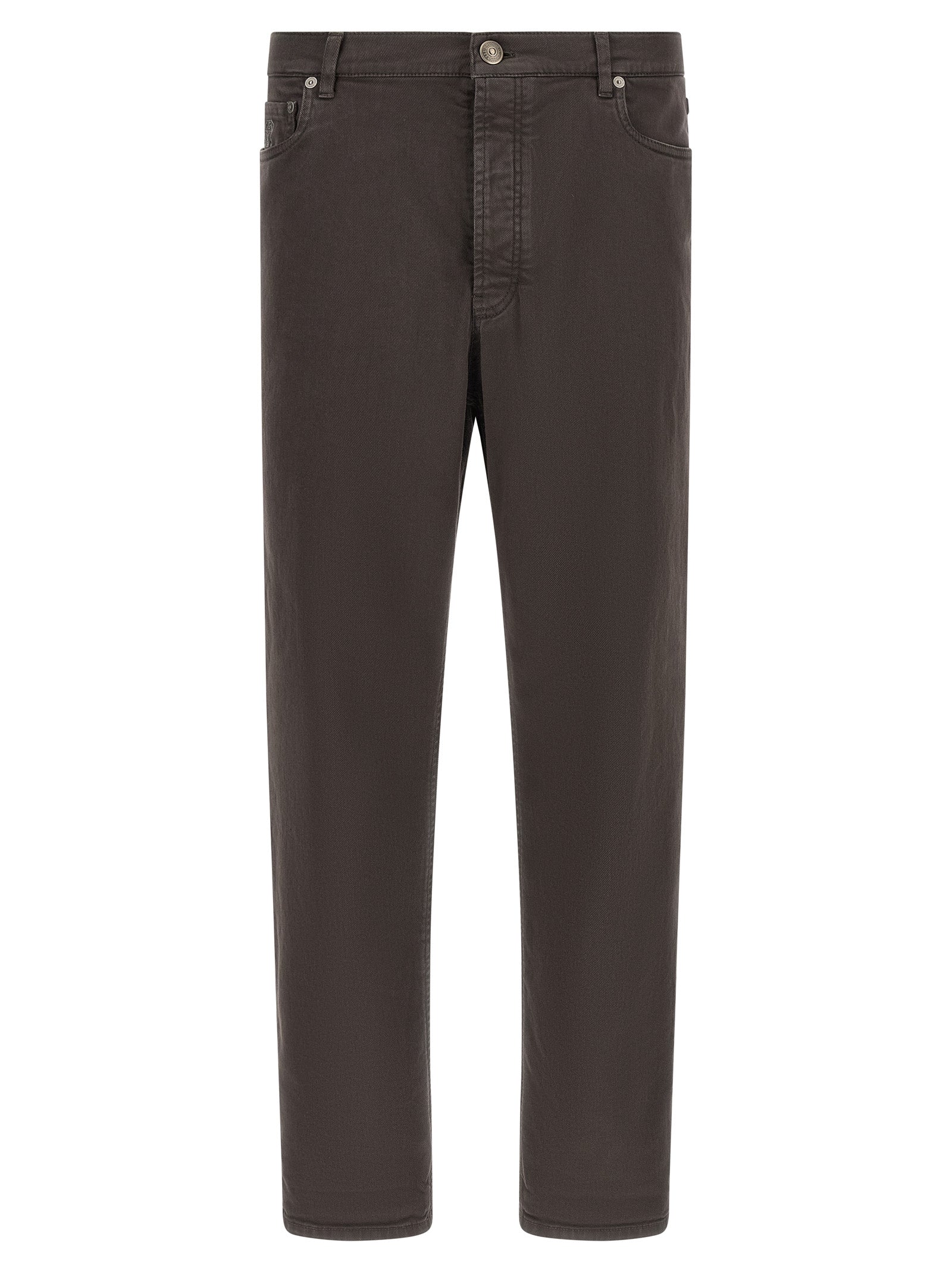 Brunello Cucinelli Garment-Dyed Denim Jeans