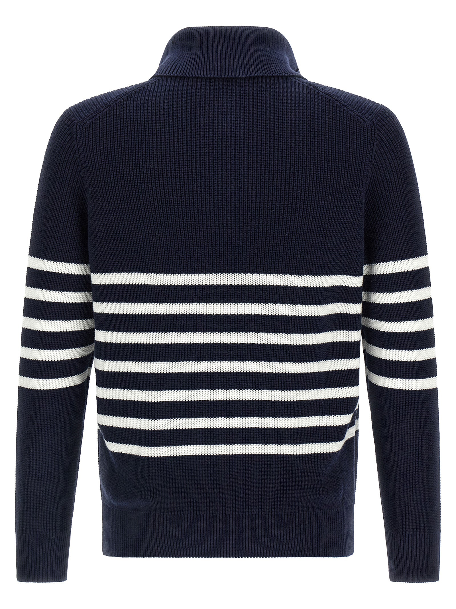 Brunello Cucinelli English Half-Ribbed Sweater