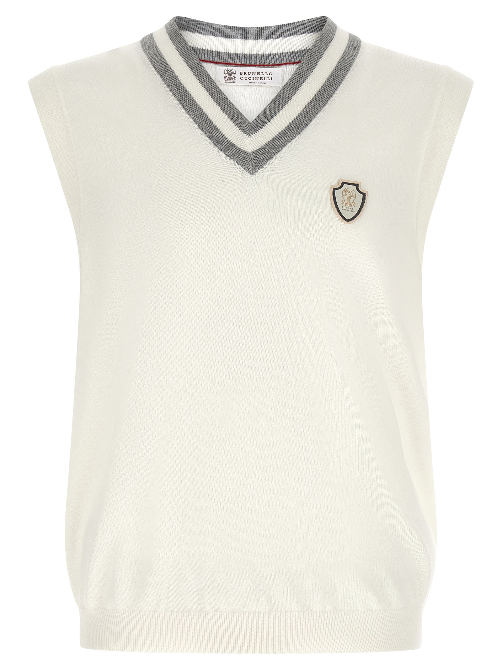 Brunello Cucinelli Logo Patch Vest