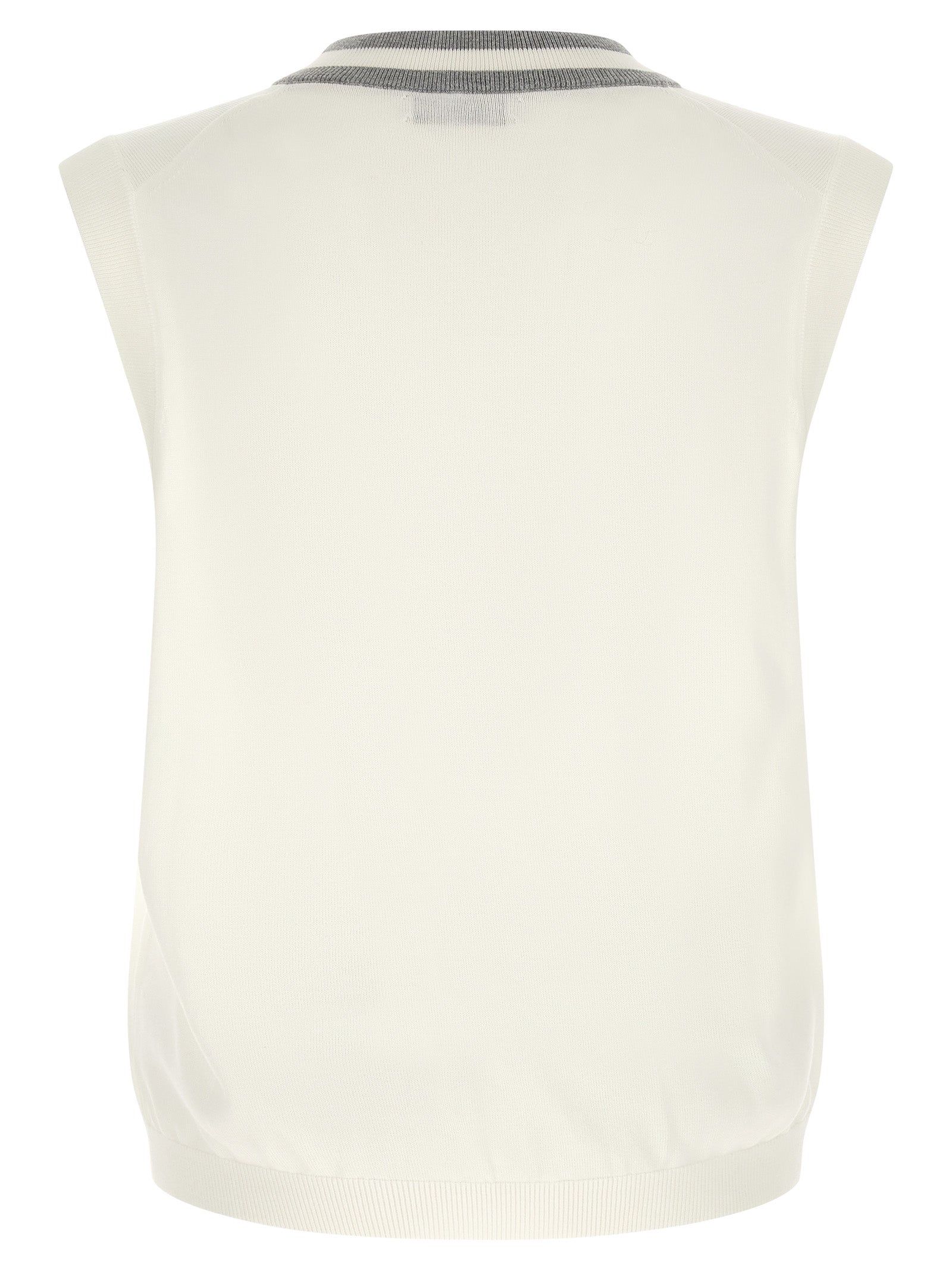 Brunello Cucinelli Logo Patch Vest
