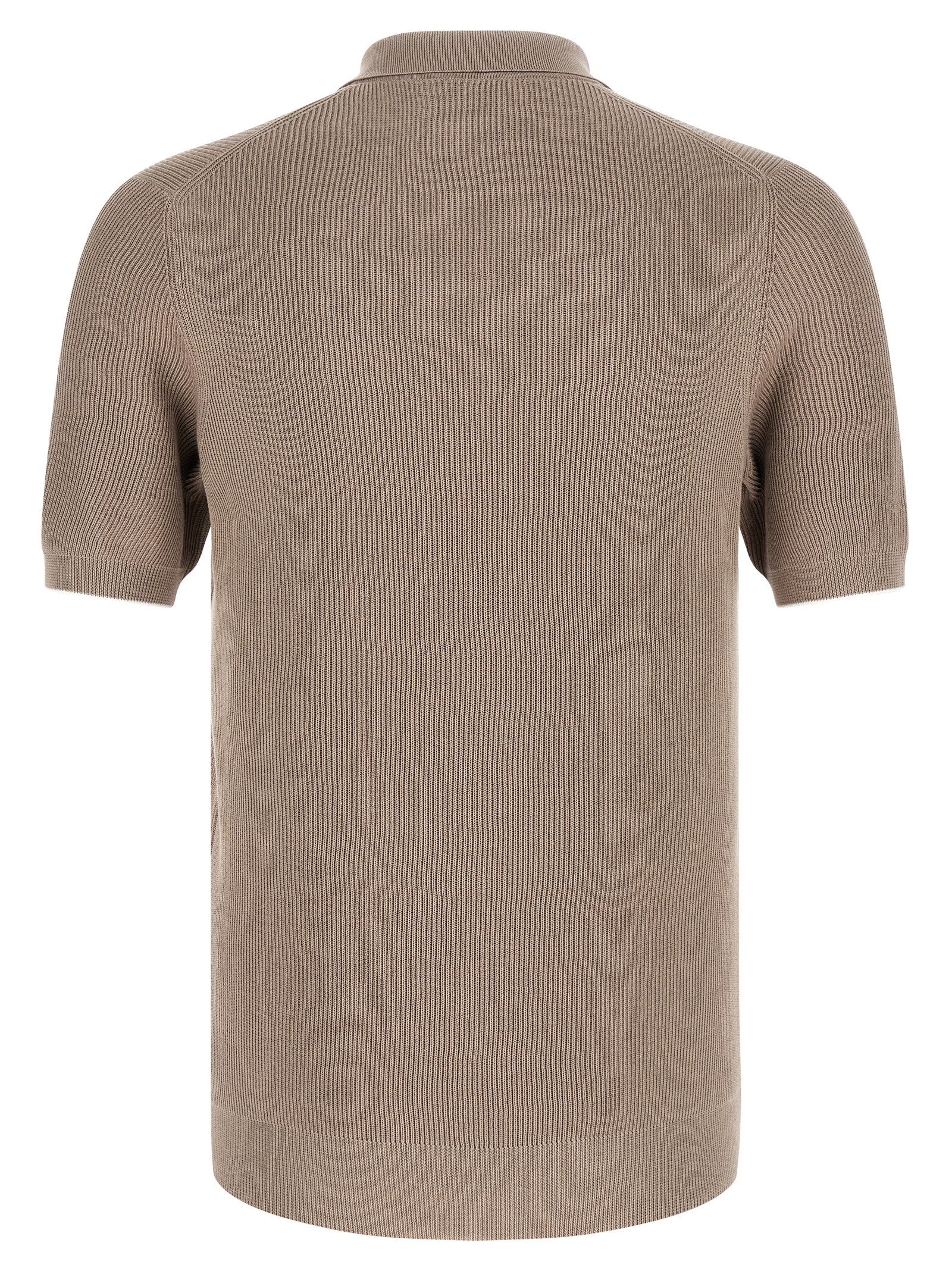 Brunello Cucinelli Knitted Polo Shirt