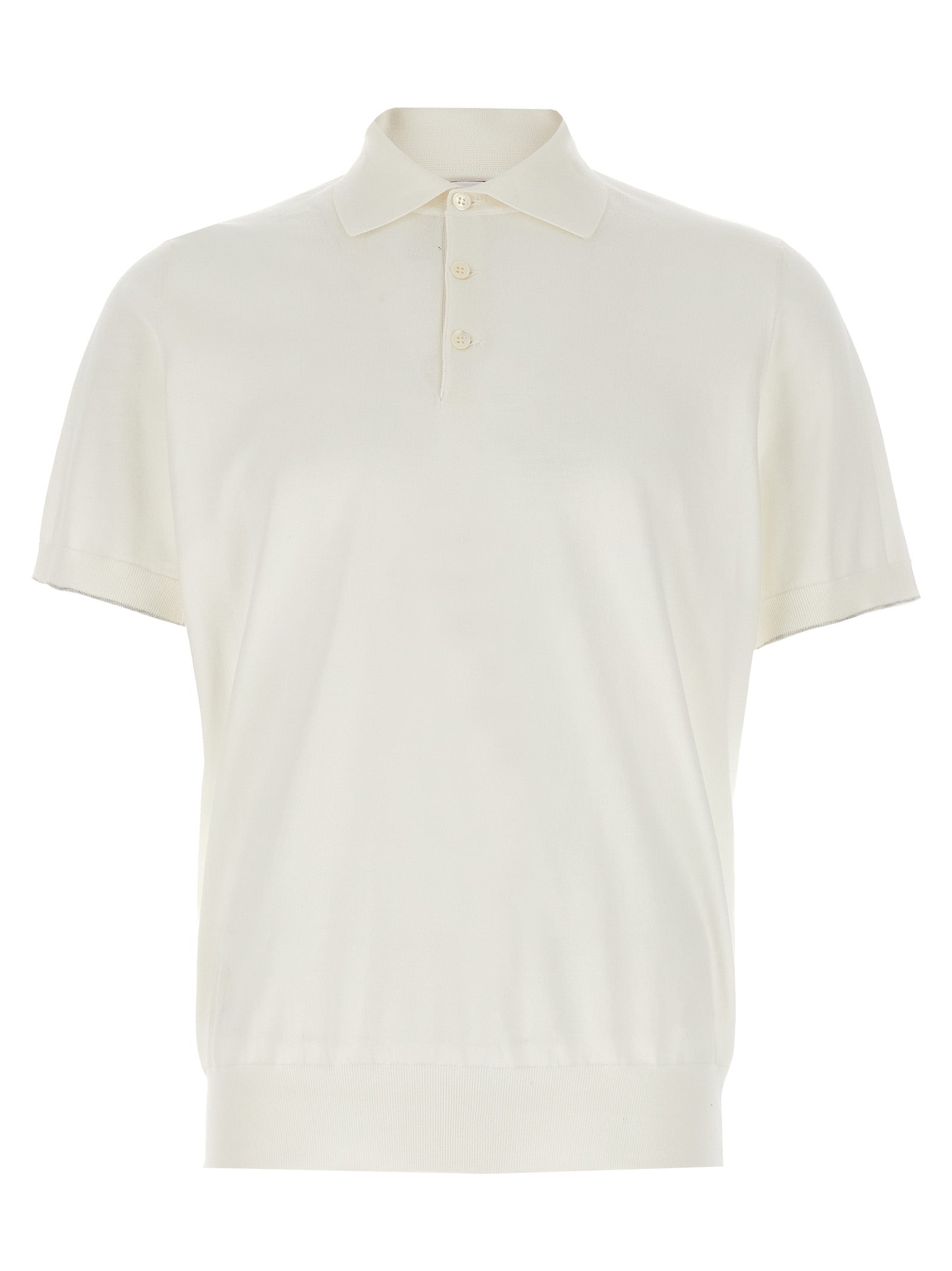Brunello Cucinelli Stretch Cotton Polo Shirt