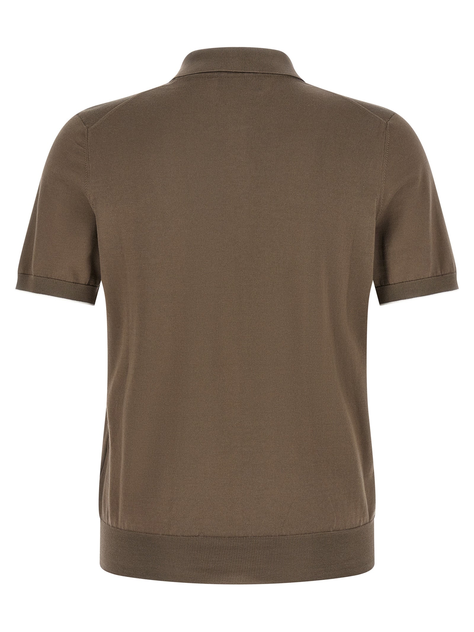 Brunello Cucinelli Knitted Polo Shirt