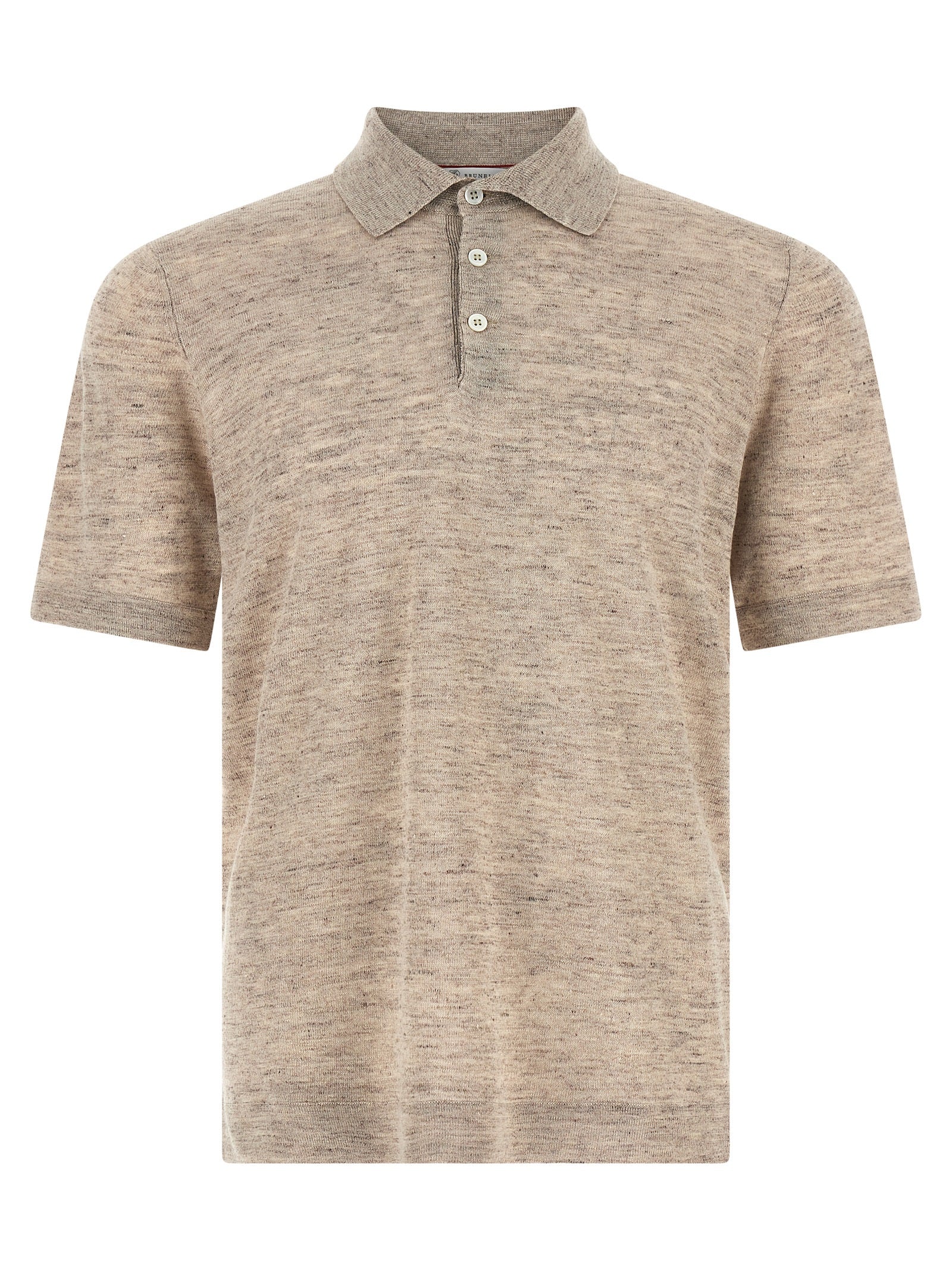 Brunello Cucinelli Linen Cotton Polo Shirt