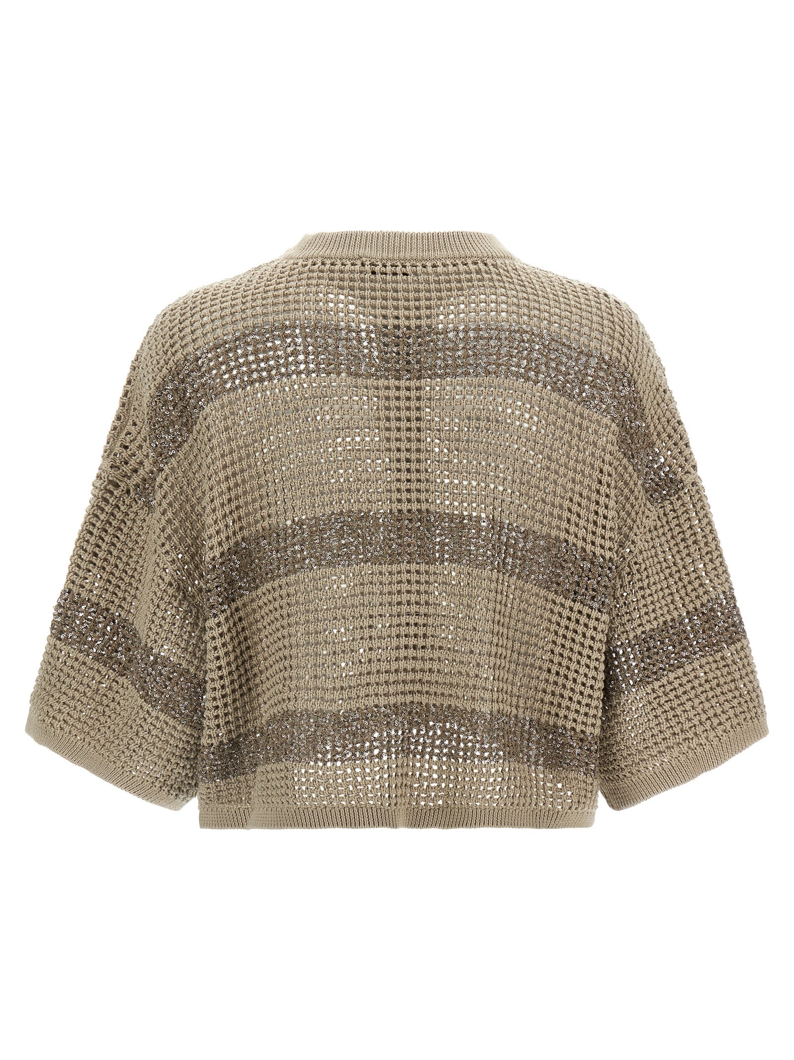 Brunello Cucinelli 'Dazzling Stripes' Cardigan