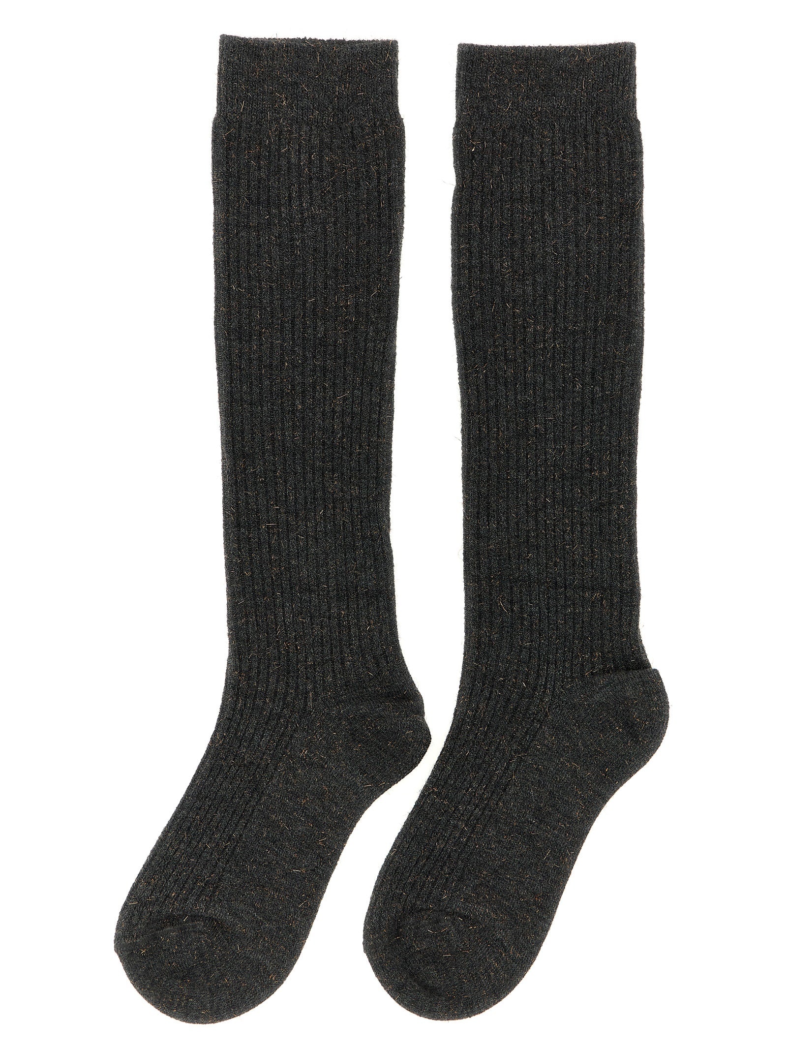 Brunello Cucinelli 'Sparkling' Ribbed Socks