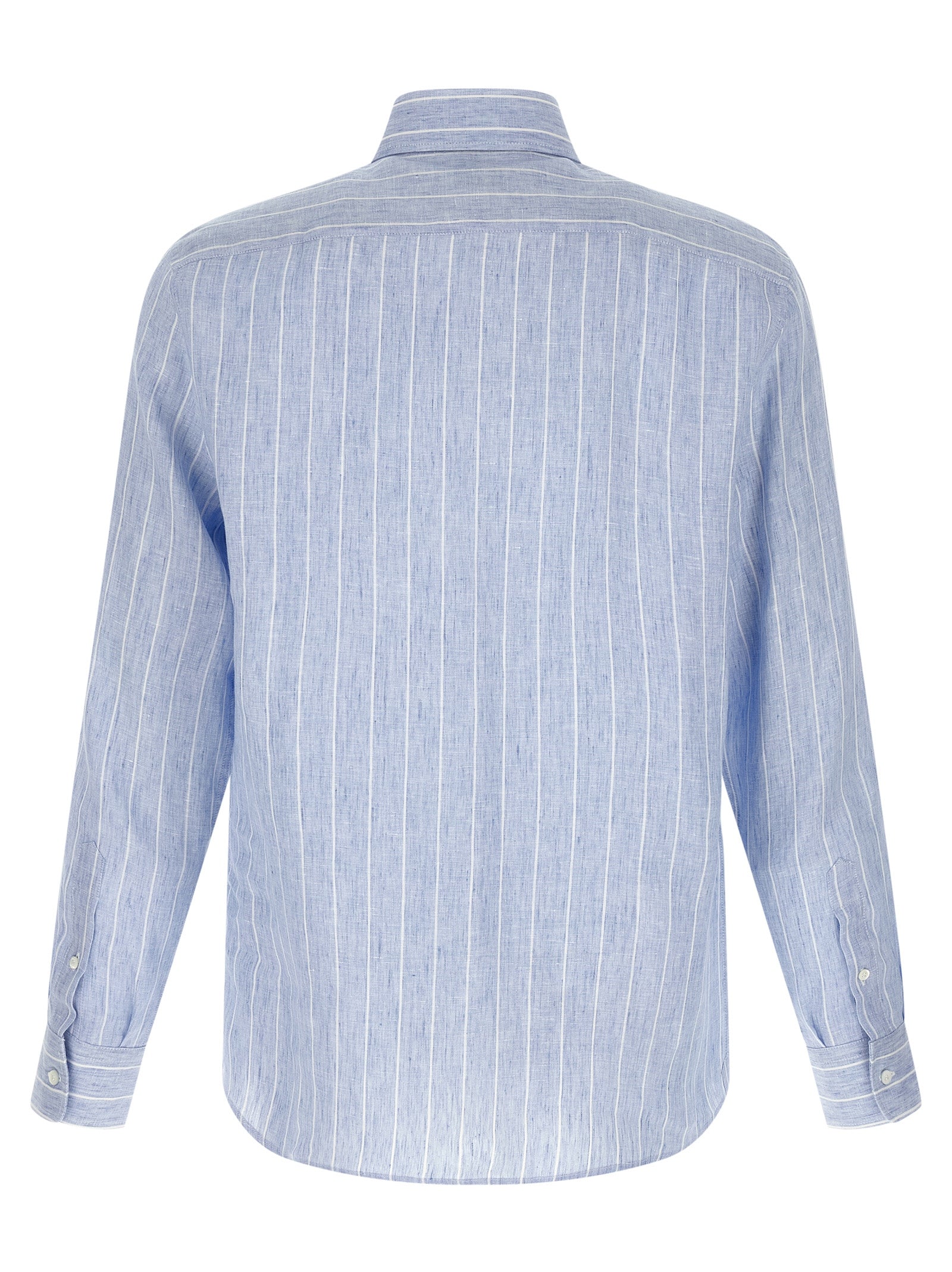 Brunello Cucinelli Striped Linen Shirt