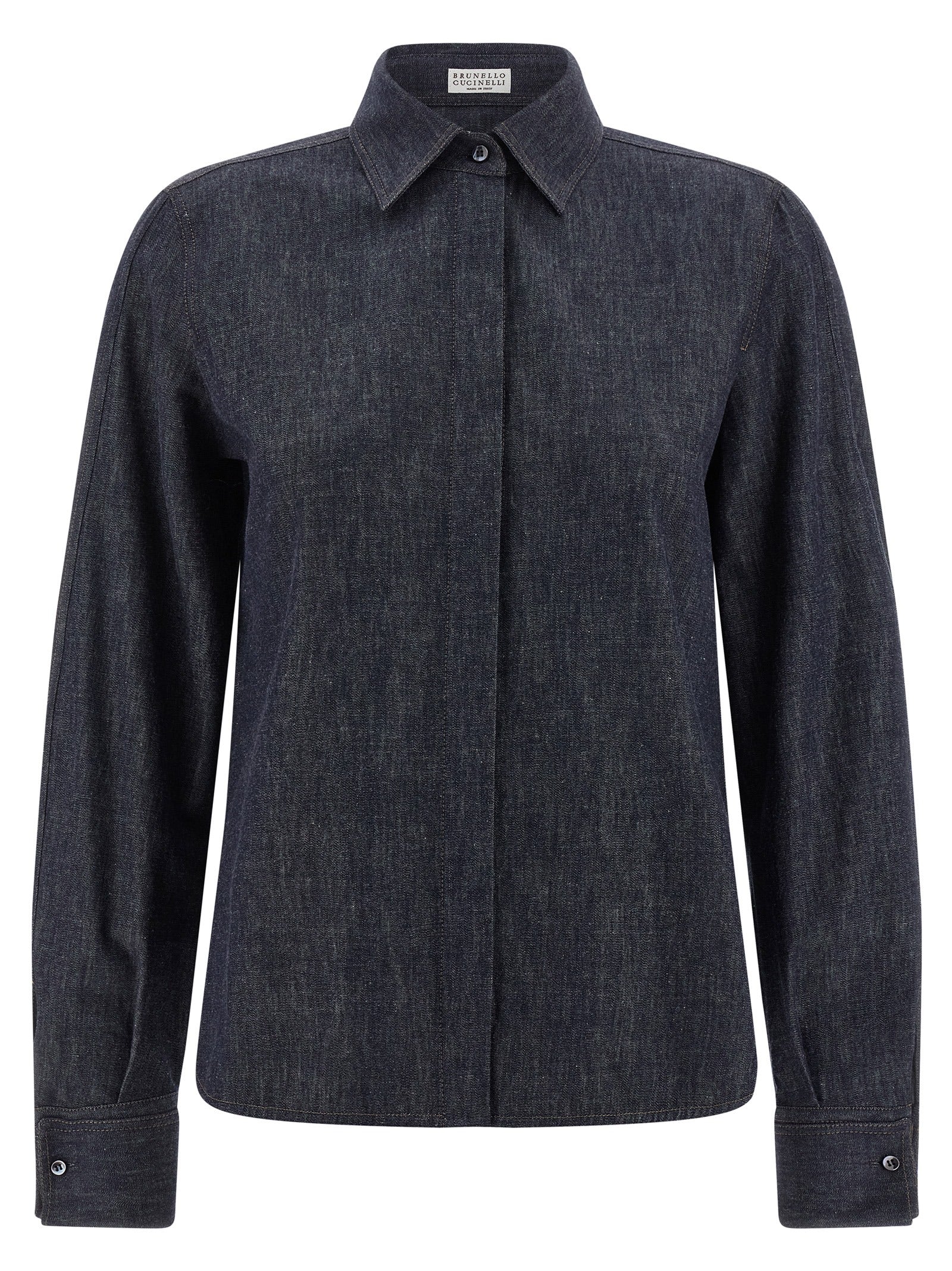 Brunello Cucinelli Monile Denim Shirt