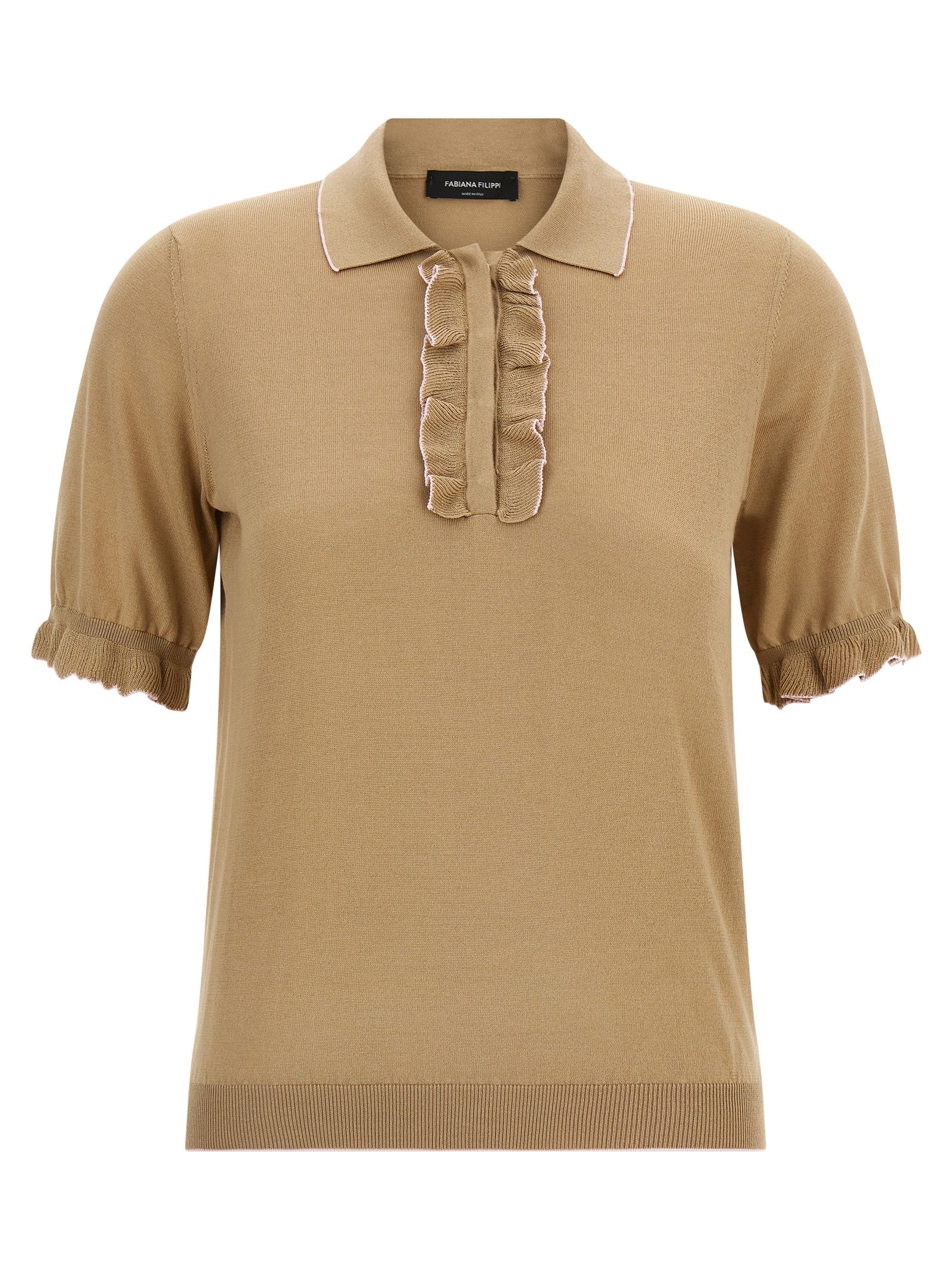 Fabiana Filippi Cotton Silk Polo Shirt