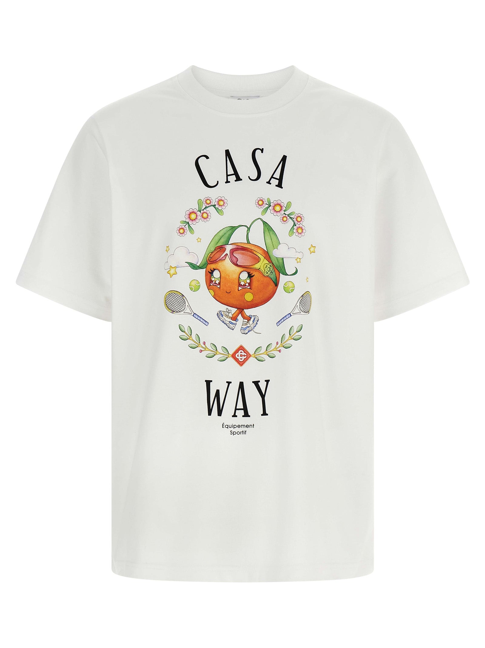 Casablanca 'Casa Way Orange Mascot' T-Shirt
