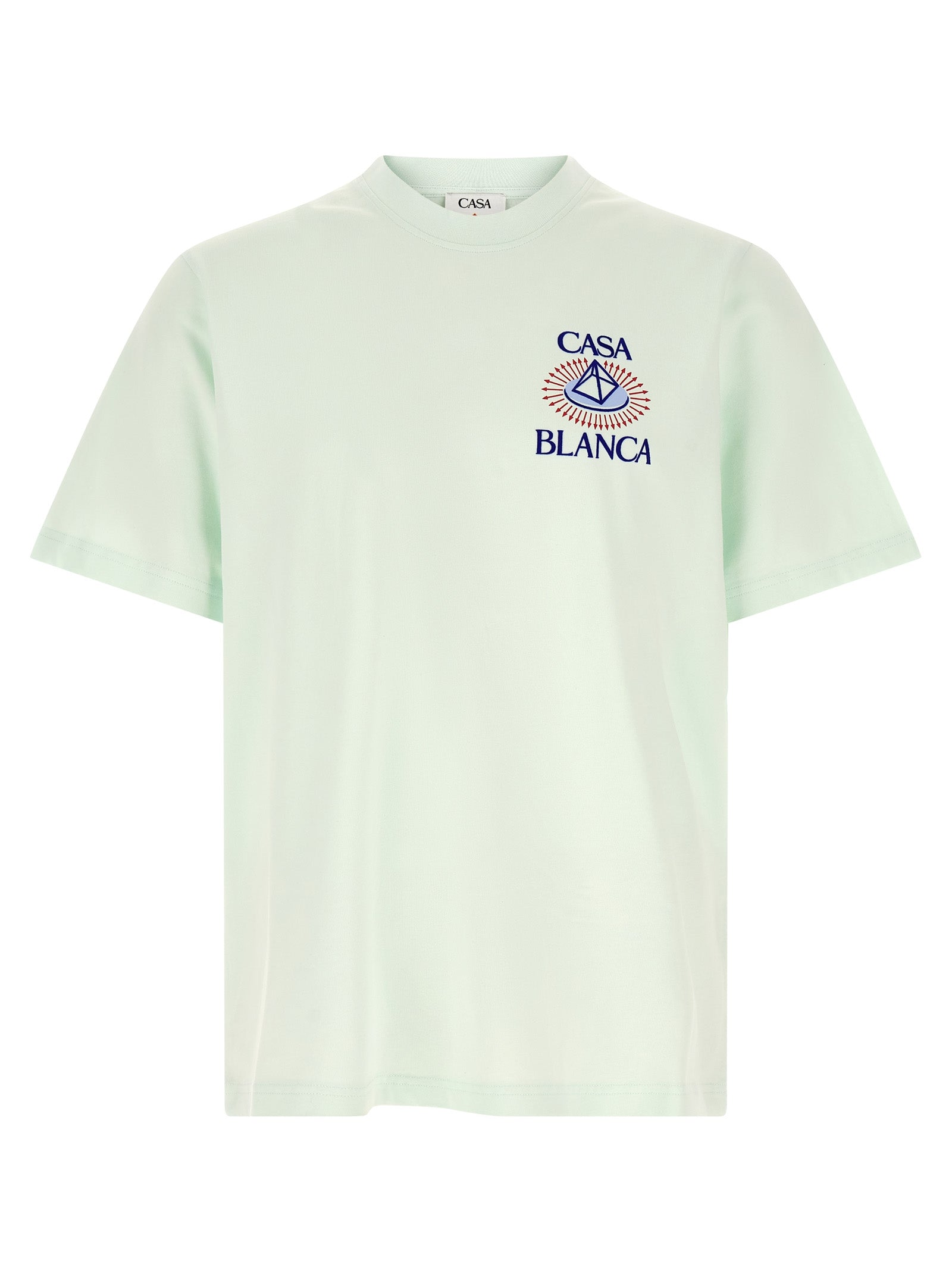 Casablanca Flocked 'Celestial Pyramid' Print T-Shirt