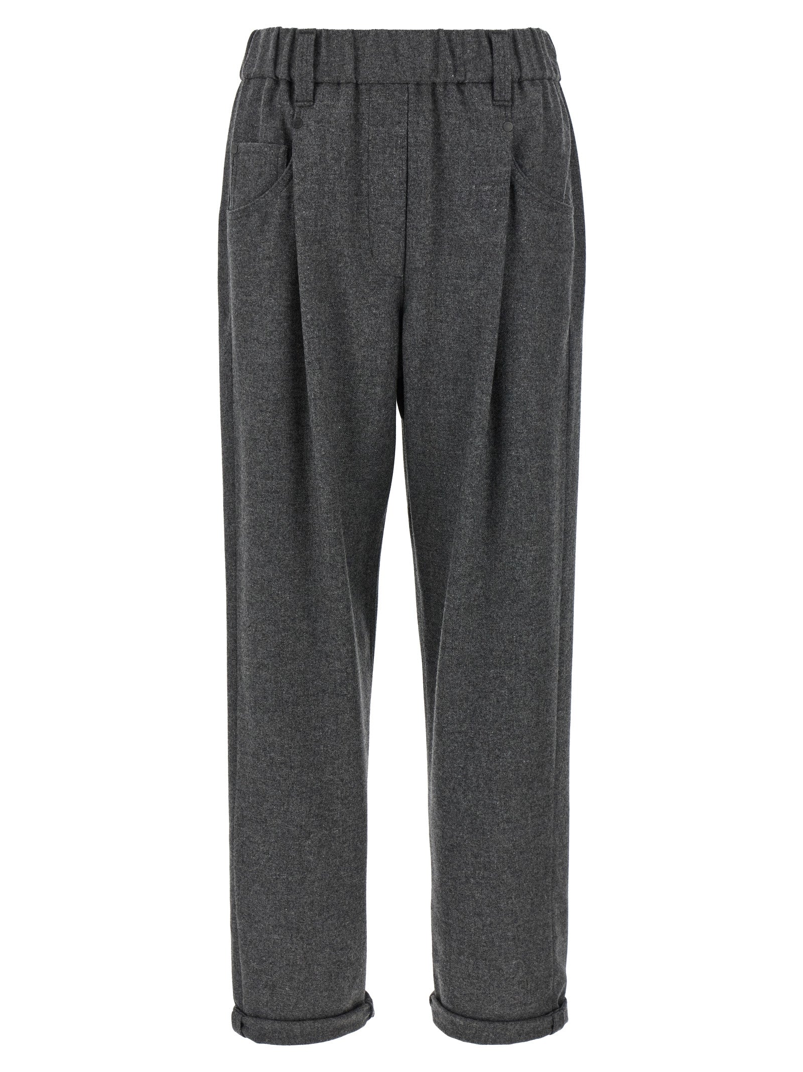 Brunello Cucinelli Wool And Cashmere Pants