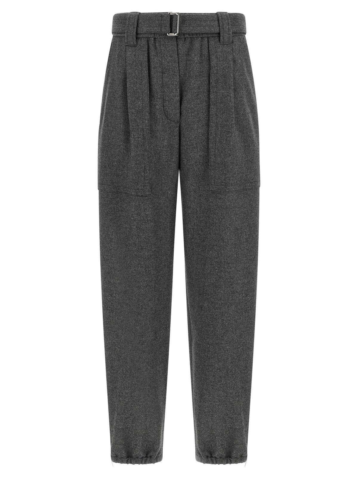 Brunello Cucinelli Grey 'Loose Cargo' Pants