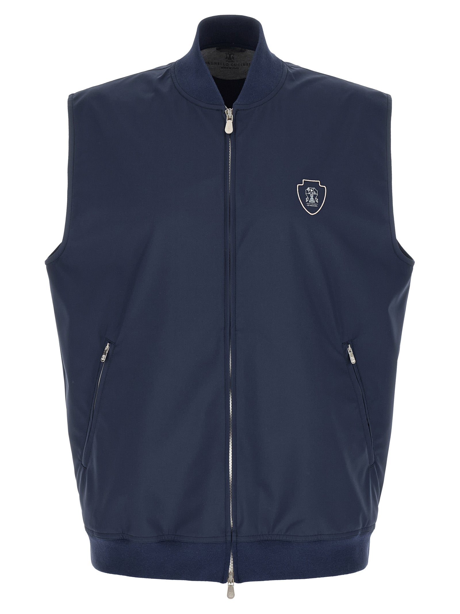 Brunello Cucinelli Logo Nylon Vest