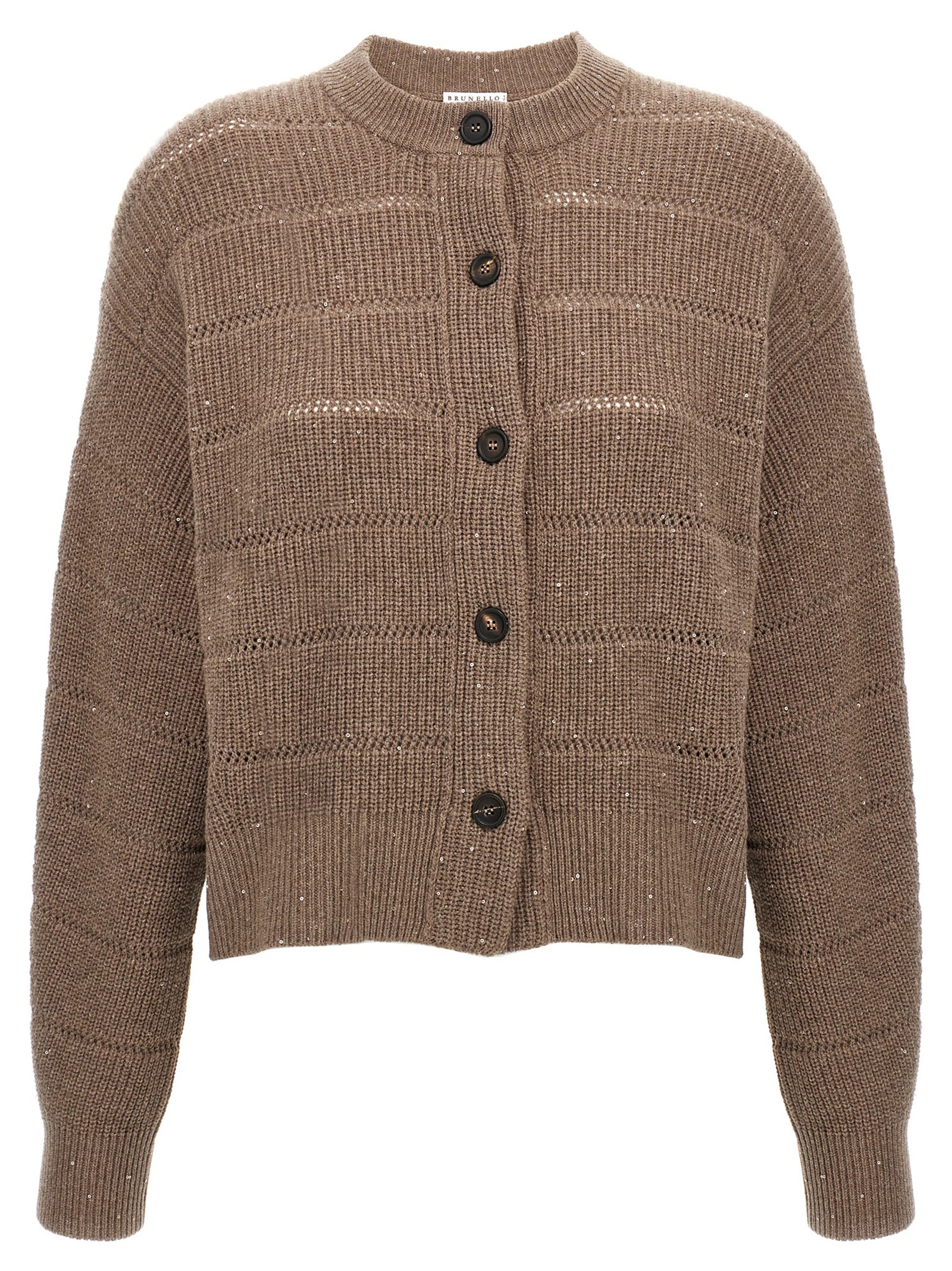 Brunello Cucinelli 'Rustic Dazzling Net' Cardigan
