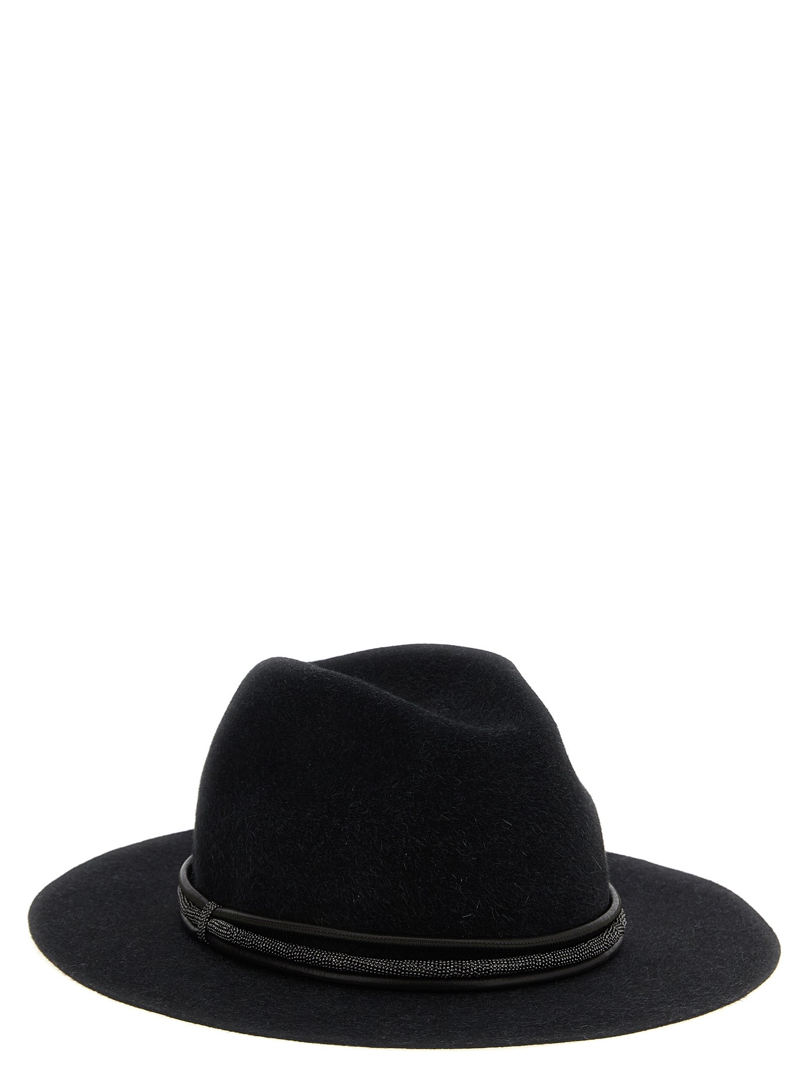 Brunello Cucinelli Jewel Leather Hat