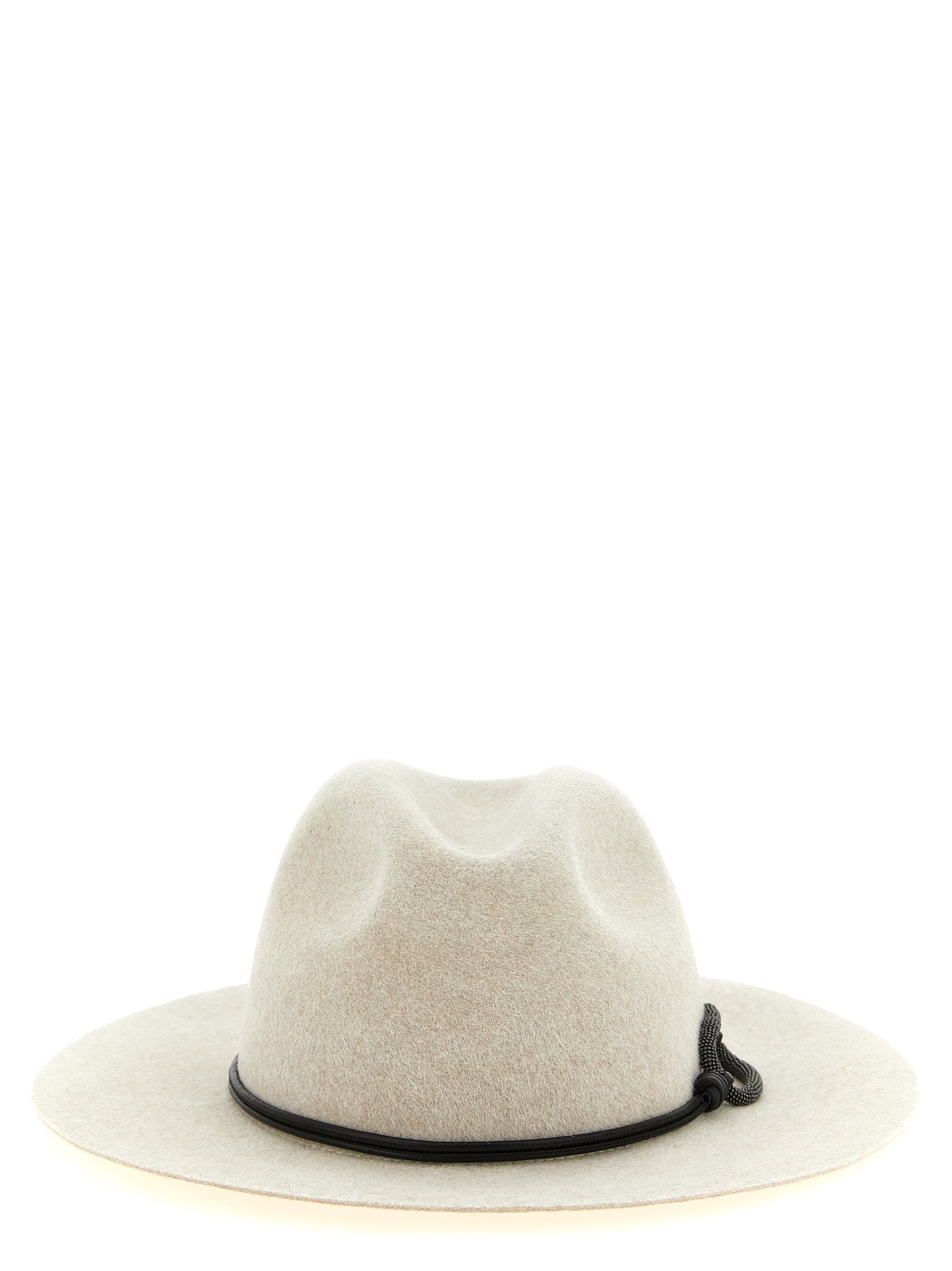 Brunello Cucinelli 'Fedora' Hat With Wide Brim And Cord