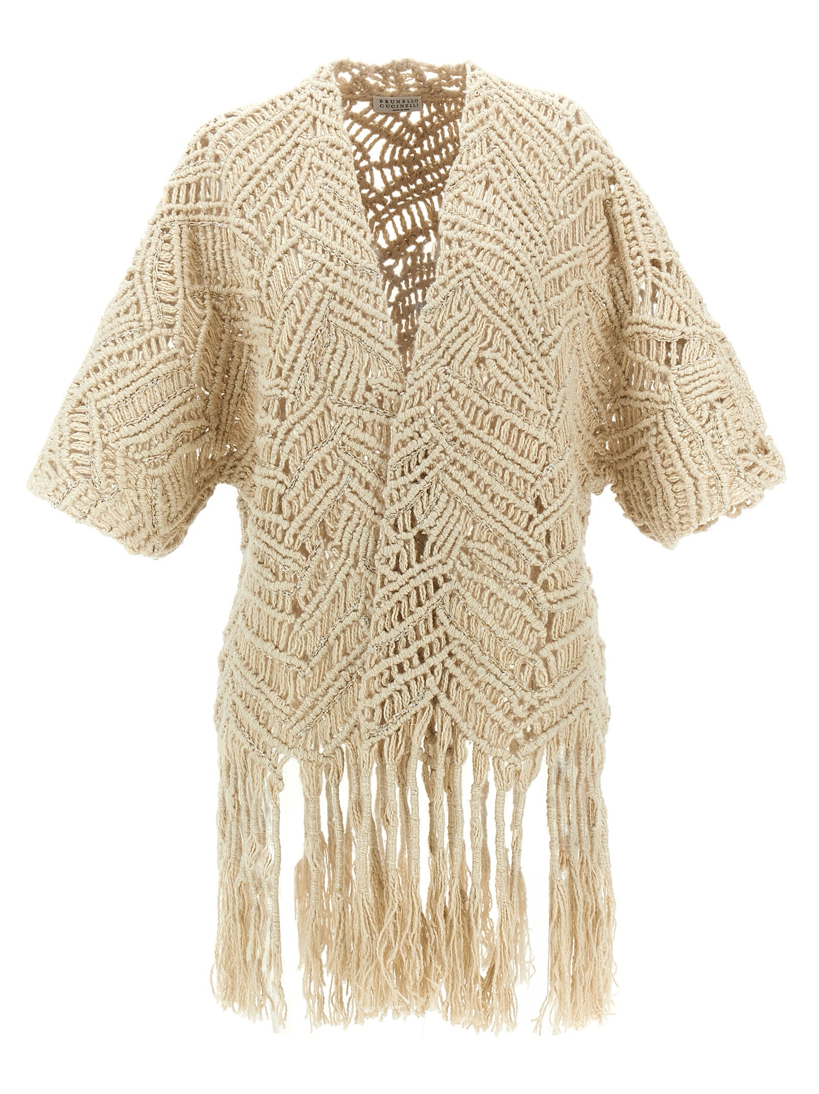 Brunello Cucinelli 'Opera Dazzling Macramé' Cardigan
