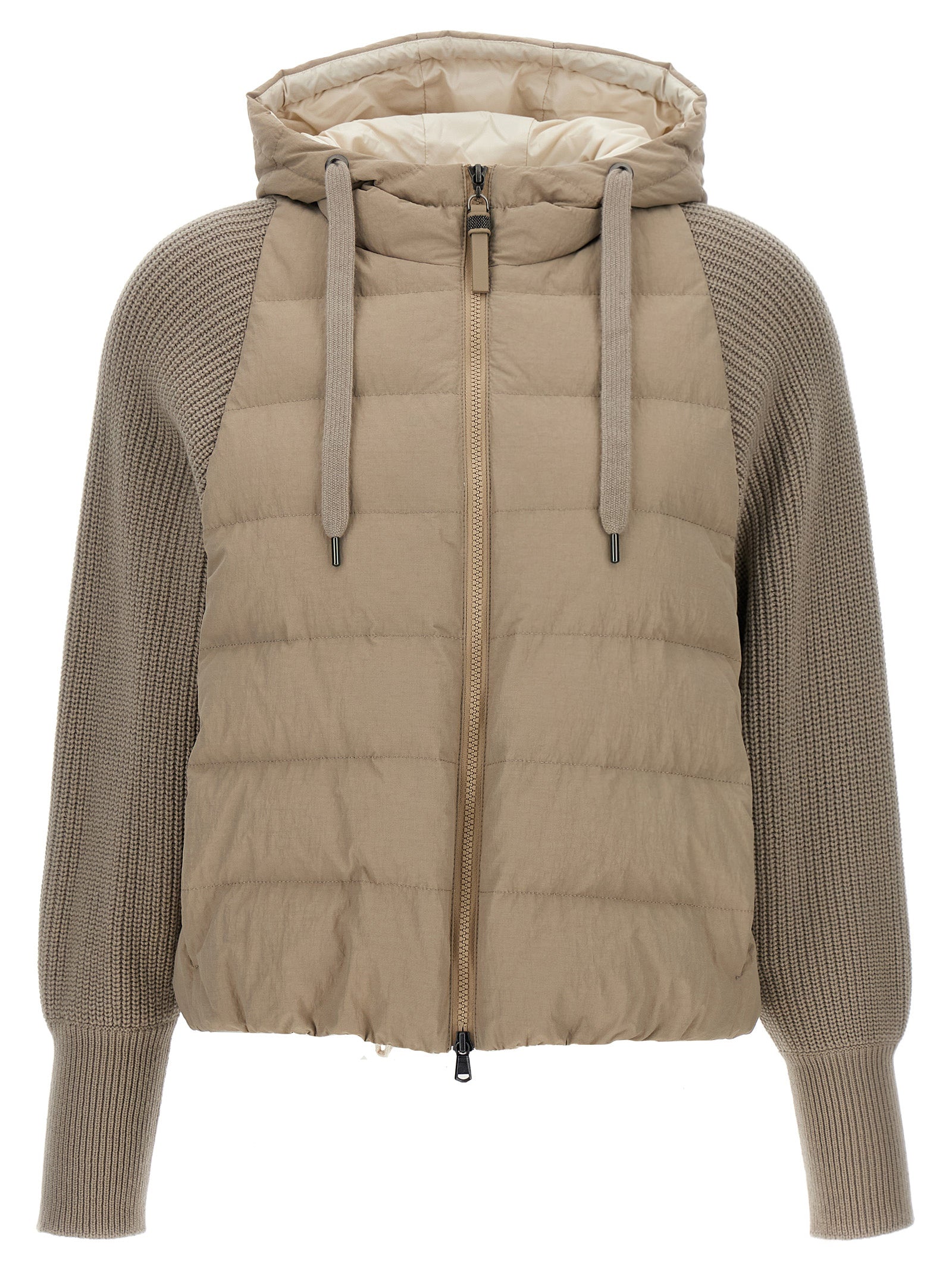 Brunello Cucinelli Two-Material Puffer Jacket