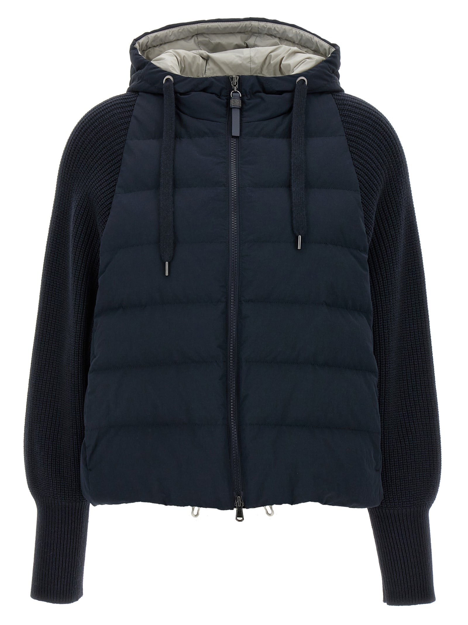 Brunello Cucinelli Two-Material Puffer Jacket