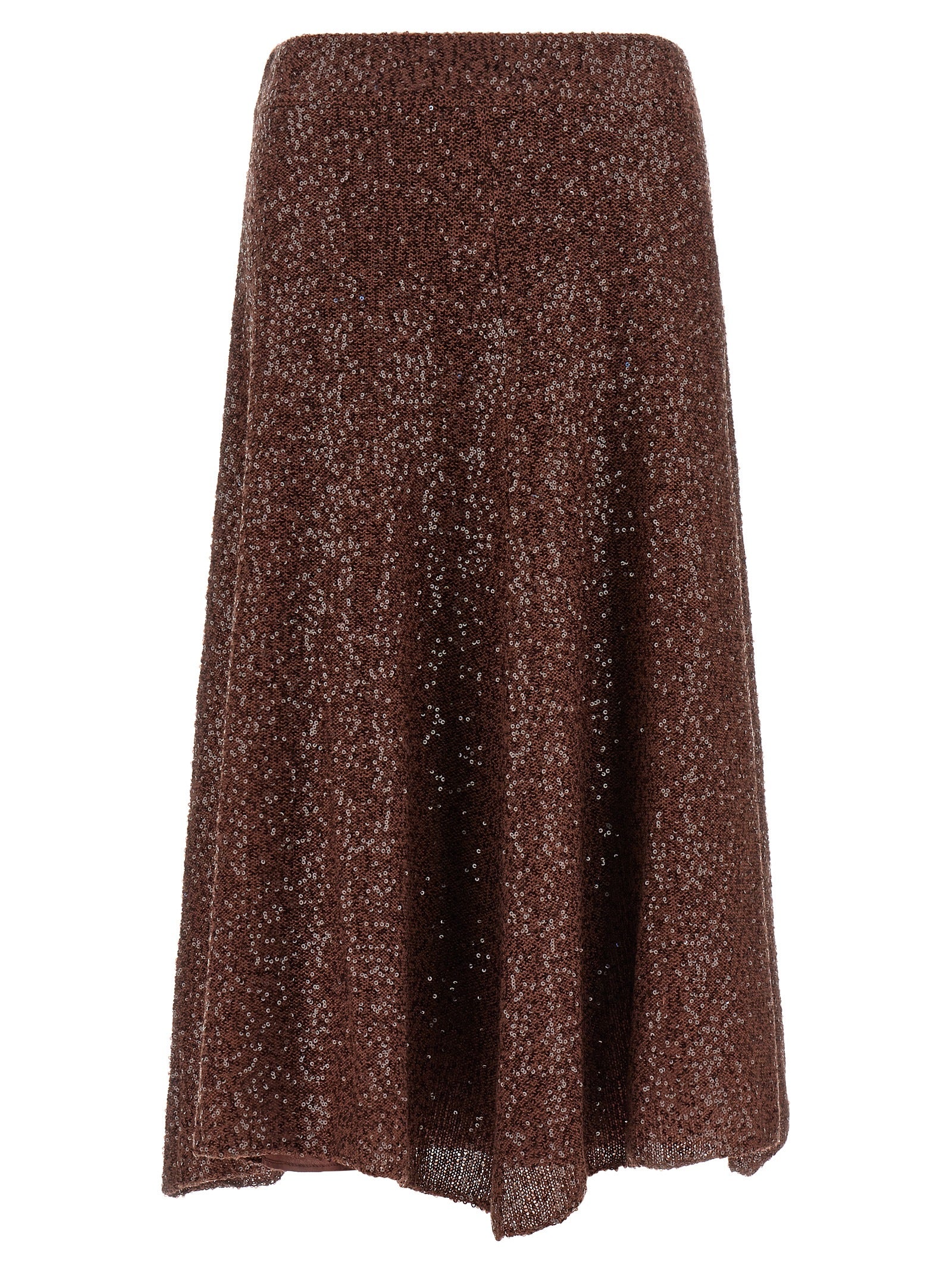 Brunello Cucinelli Micro-Sequin Skirt