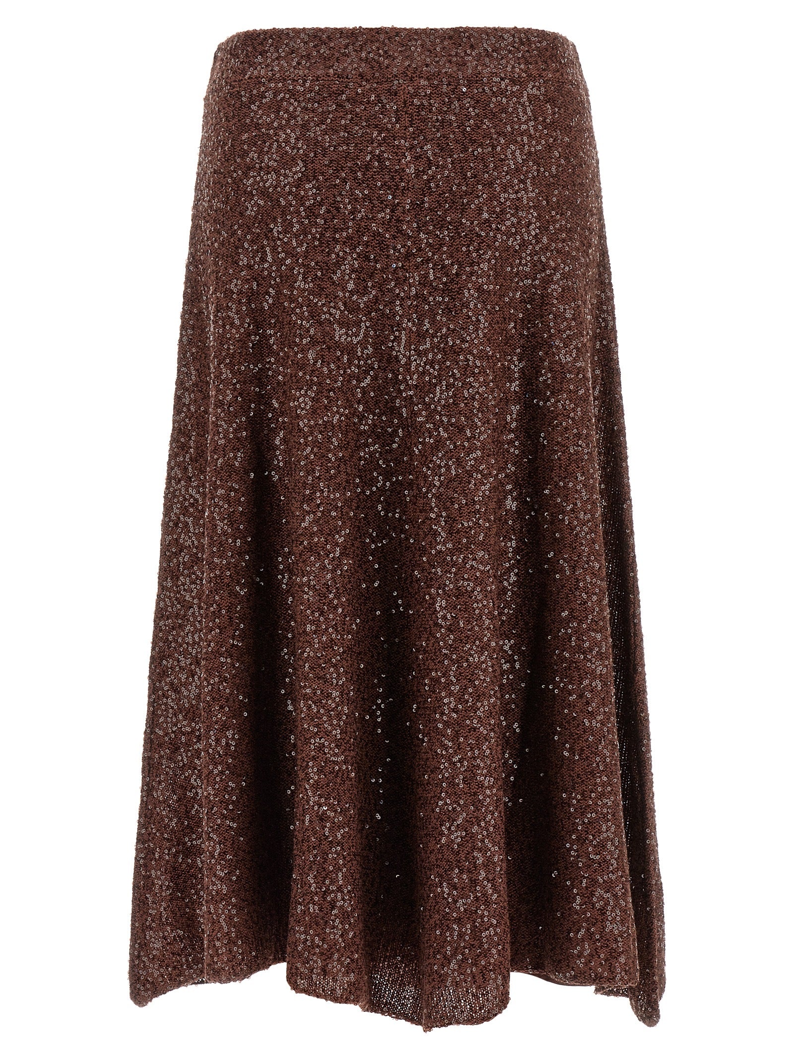 Brunello Cucinelli Micro-Sequin Skirt