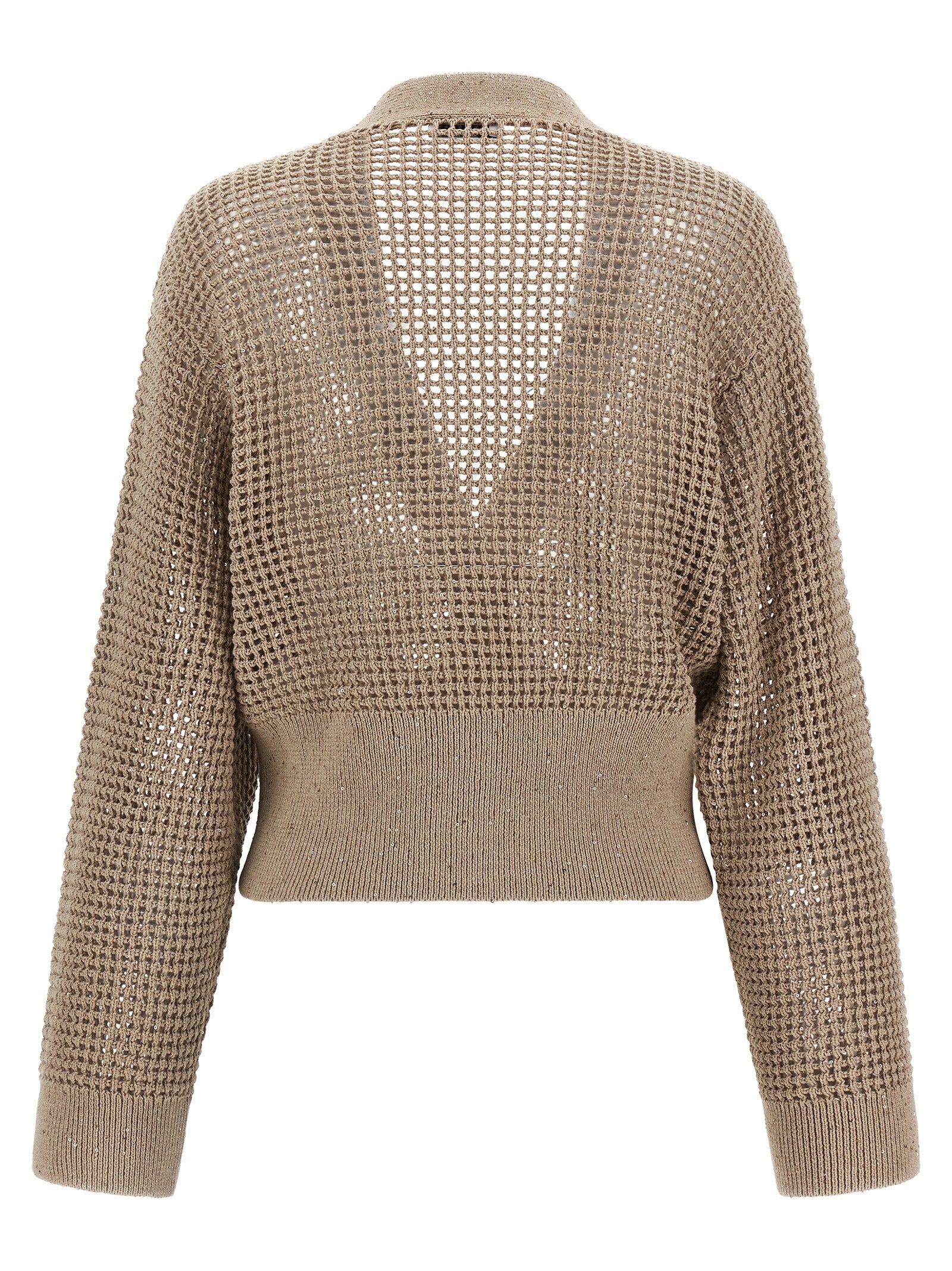 Brunello Cucinelli Cadrigan Sequin Mesh