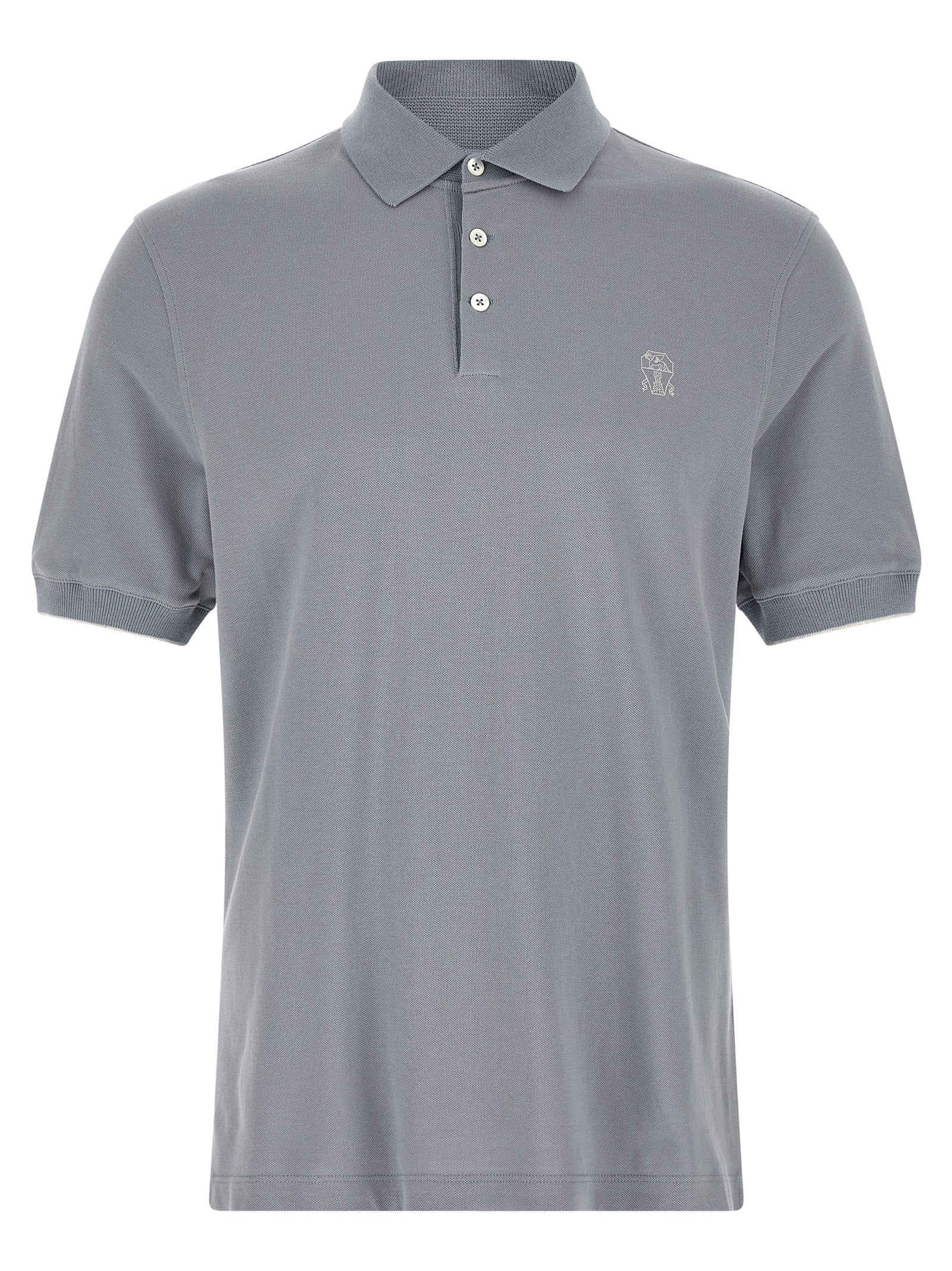 Brunello Cucinelli Piquet Polo Shirt