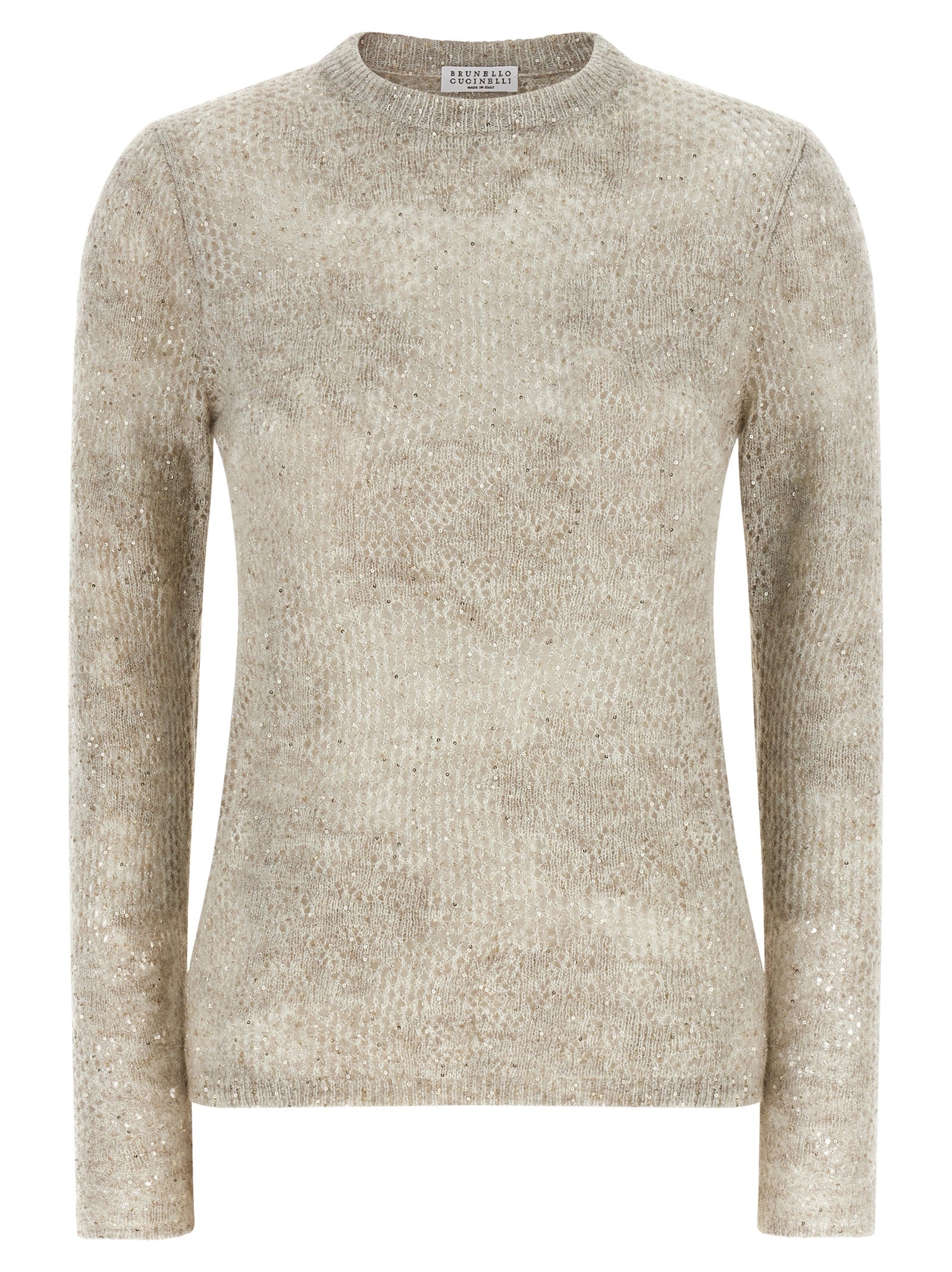Brunello Cucinelli 'Flower Lace' Sweater