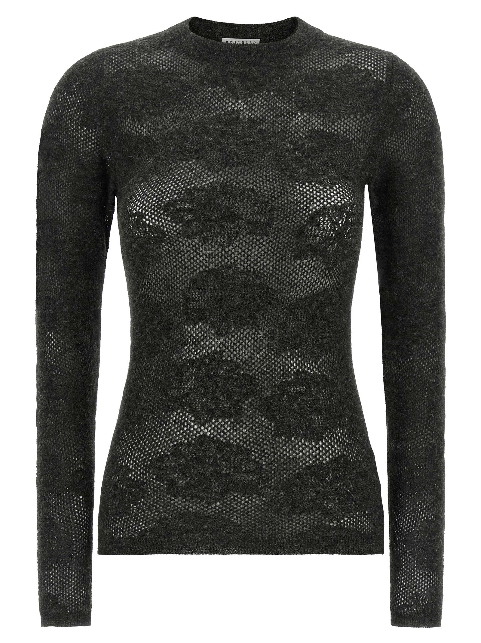 Brunello Cucinelli 'Flower Lace' Sweater