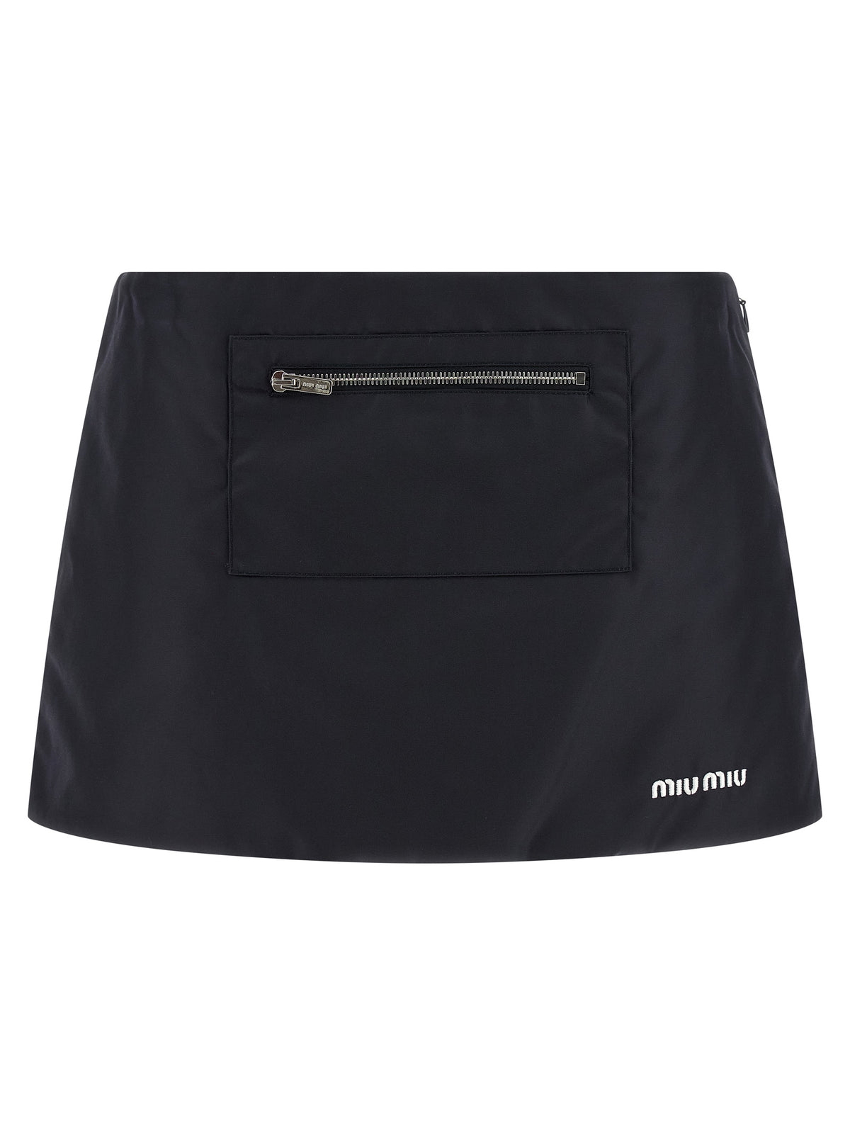 Miu Miu Nylon And Fleece Skirt