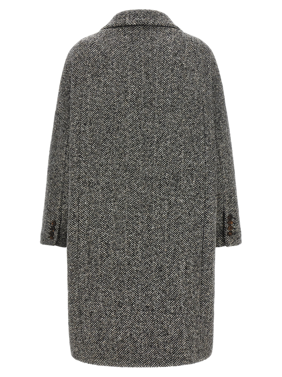 Brunello Cucinelli 'Dazzling' Chevron Coat