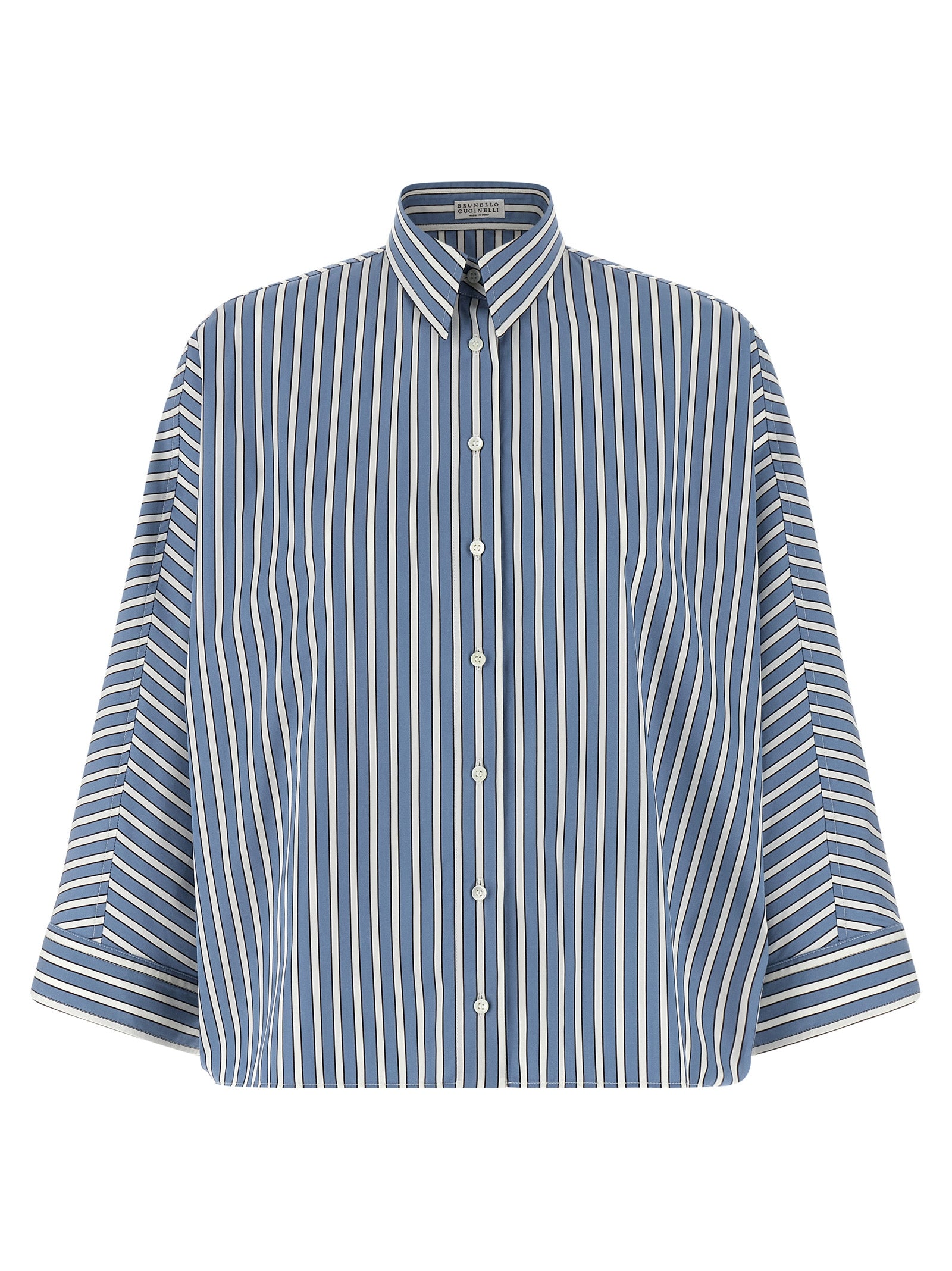 Brunello Cucinelli Monile Striped Shirt