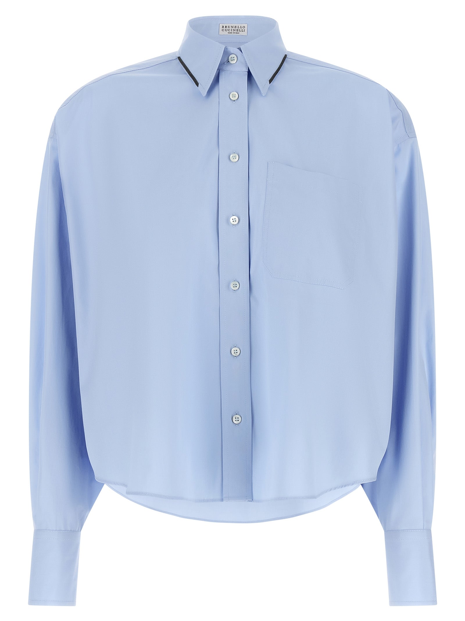Brunello Cucinelli 'Shiny Trim' Shirt