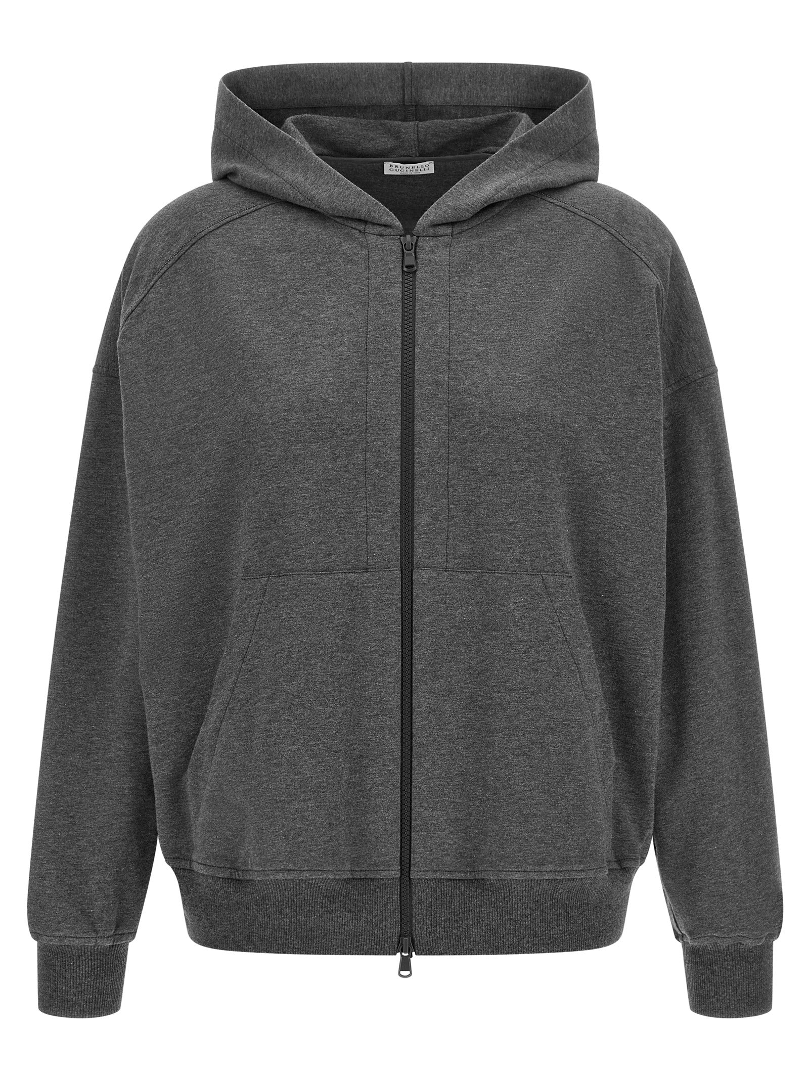 Brunello Cucinelli 'Shiny Trims' Hoodie