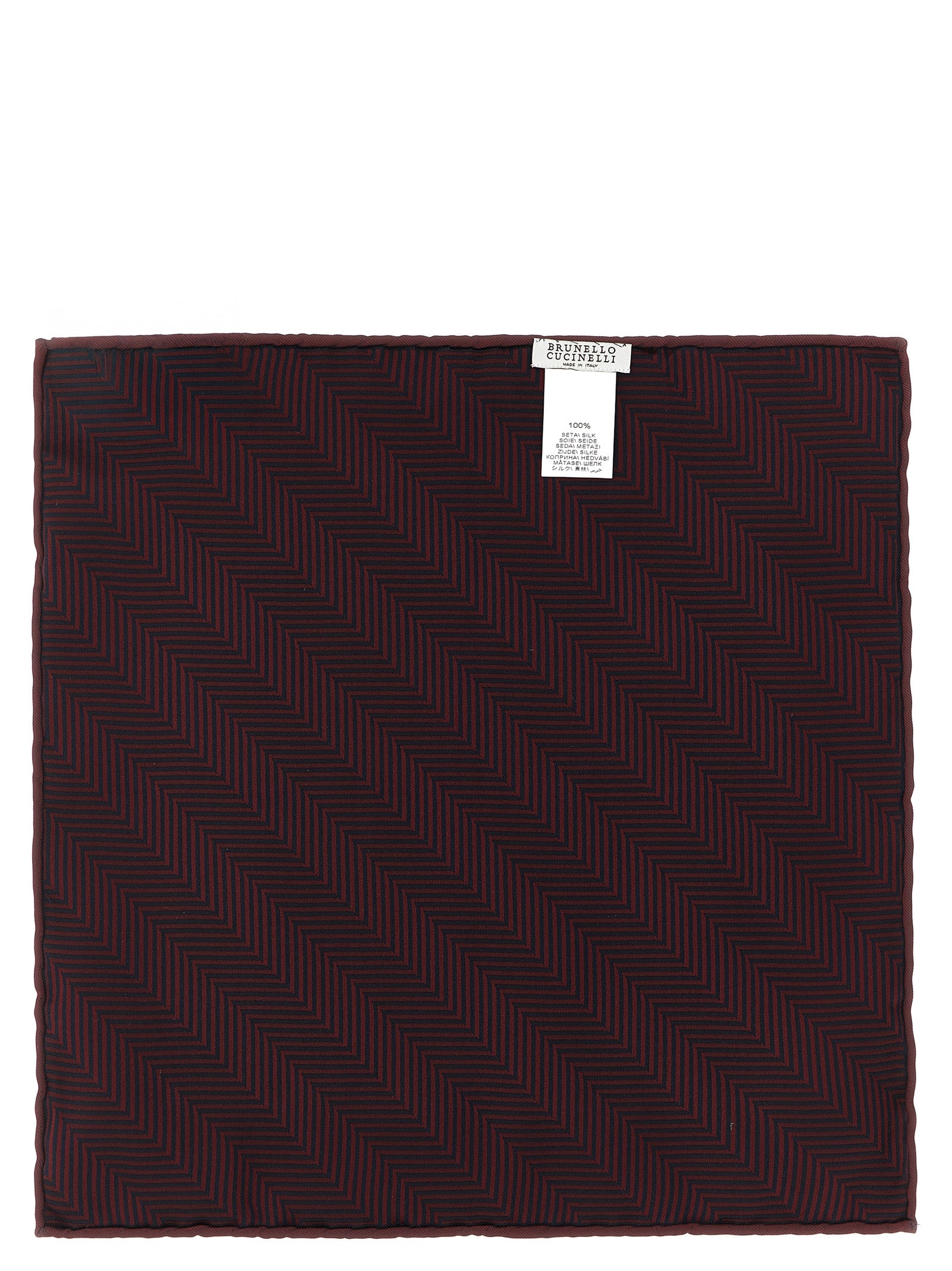 Brunello Cucinelli Chevron Pocket Clutch