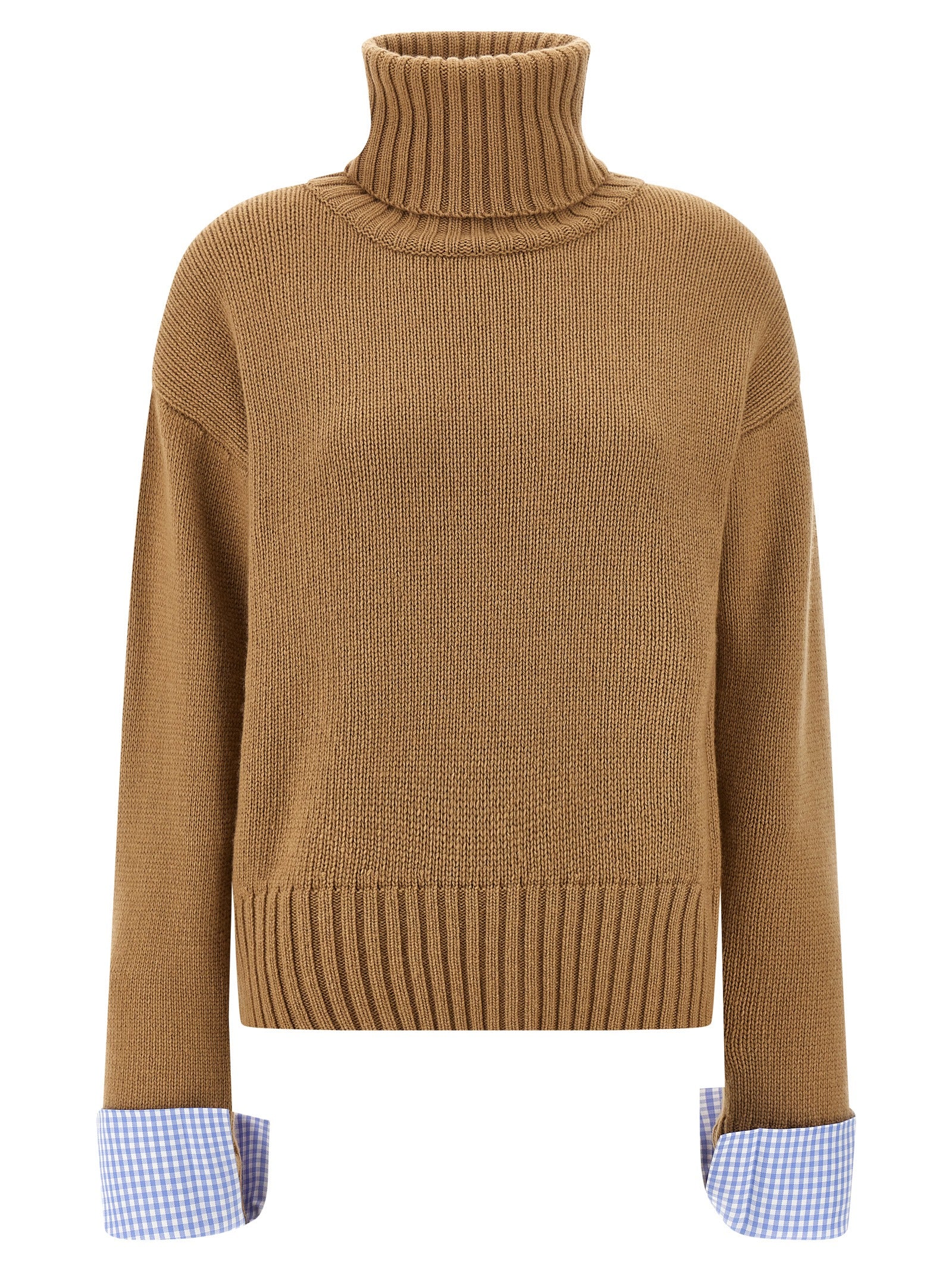 Maison Jejia Vichy Cuffs Sweater